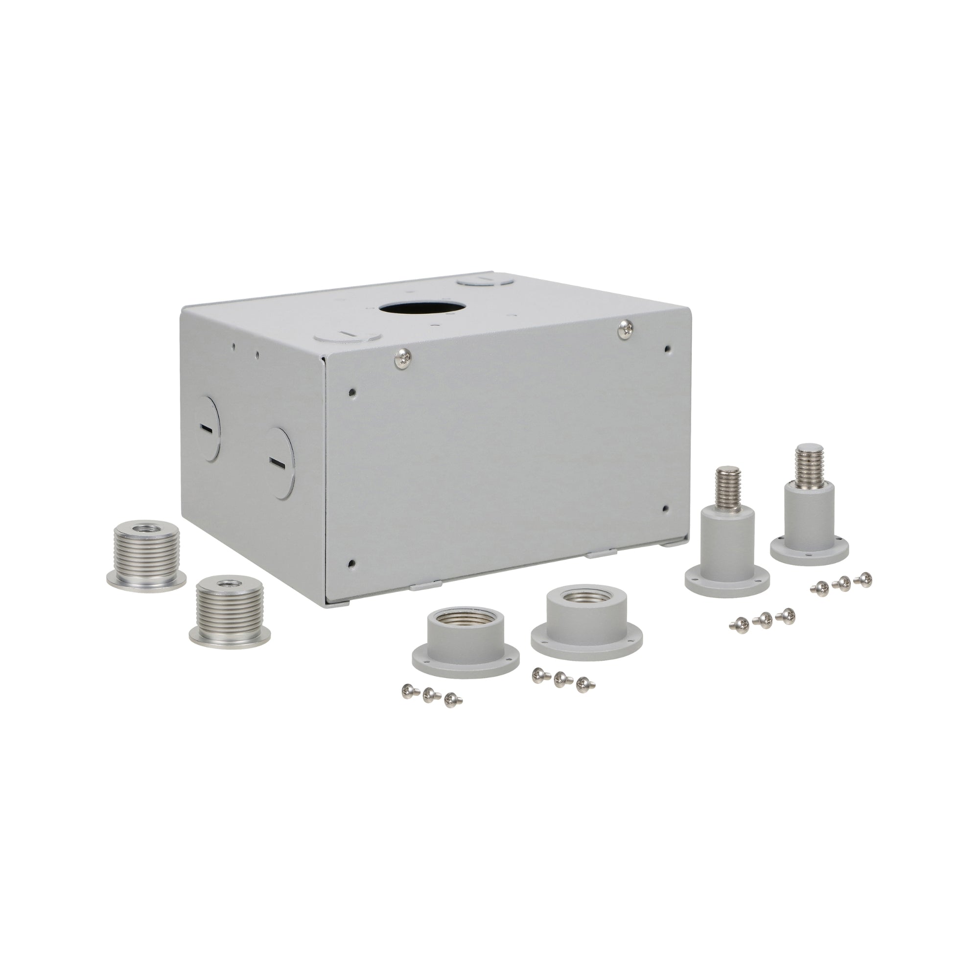 Junction Box, 1/2" & 3/4" Conduit Mounting Or Open Hooks