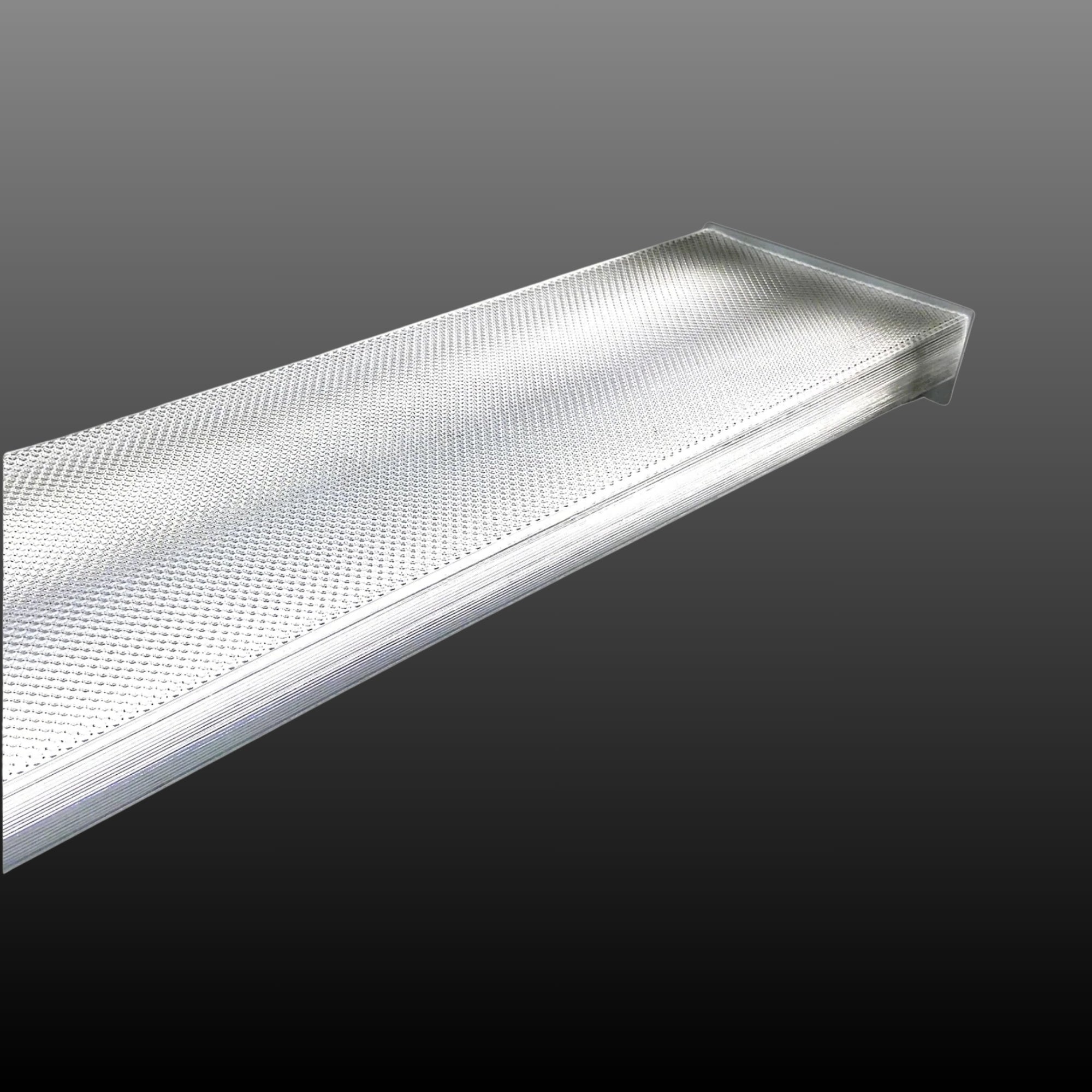 4ft LED Tube Ready Wrap fixture, 2-Lamps Type-B T8 Ballast Free, Prismatic Lens