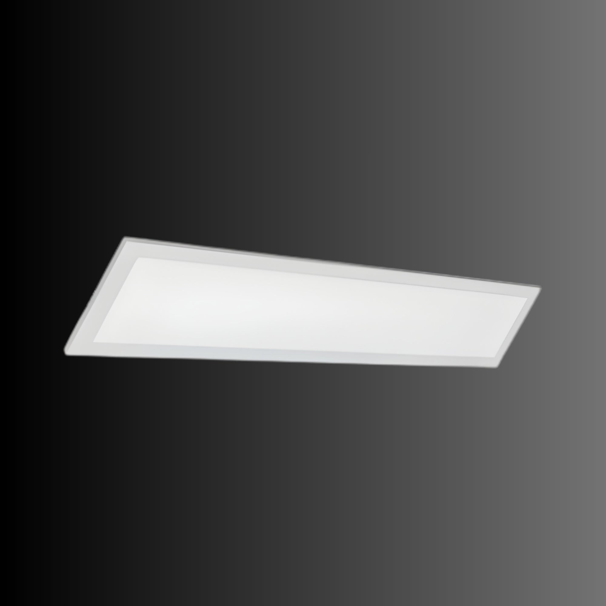 1x4 LED Flush Mount Panel, 40W, 4400 Lumens, 30K/41K/50K, 120-347V