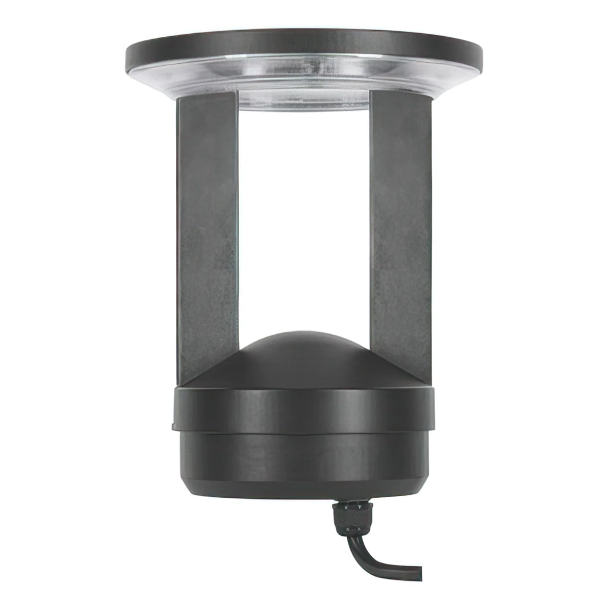 42" Round LED Bollard Light, 16/20/24W, 30K/40K/50K, Gray, 120-347V, 360&deg Distribution - Bees Lighting