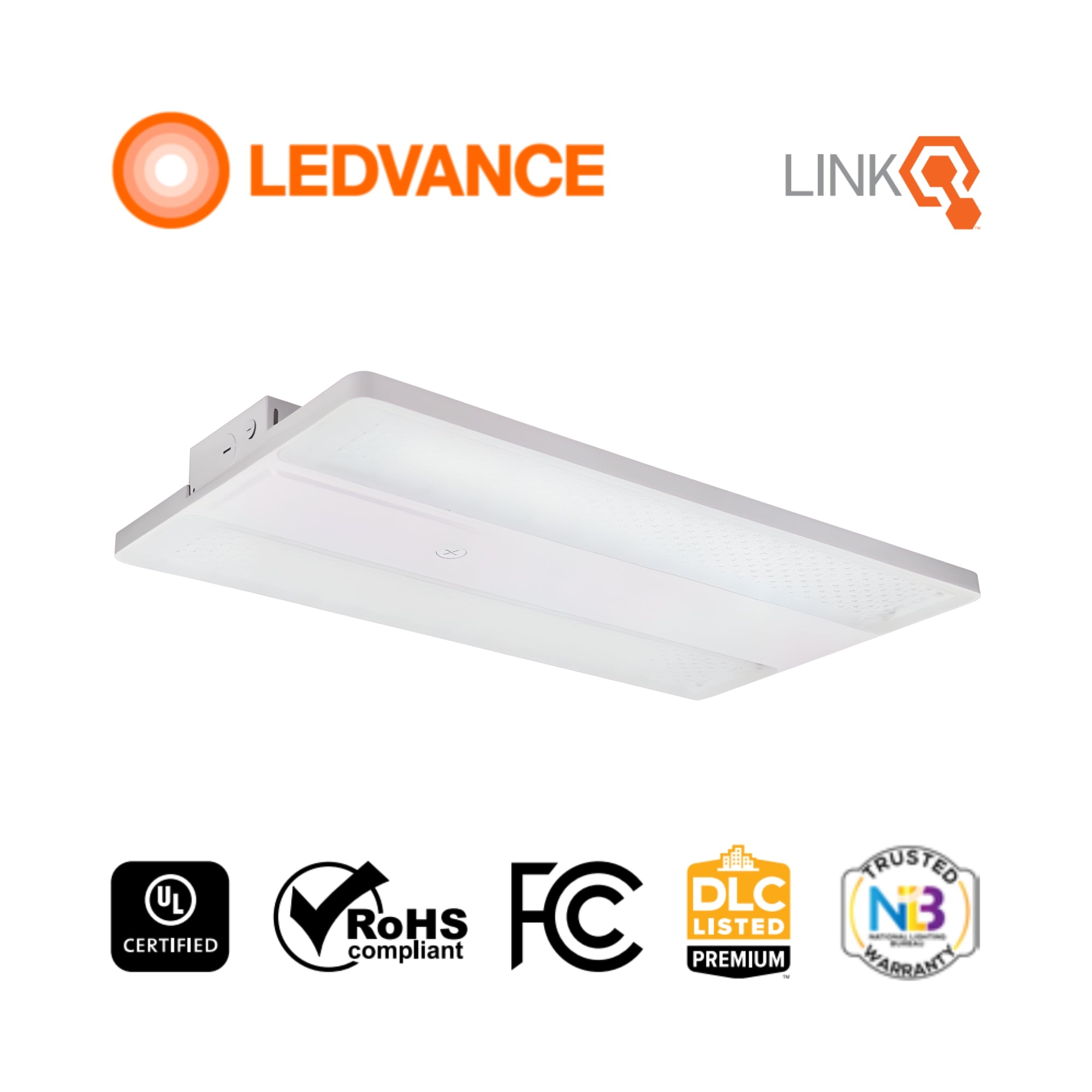 Linear High Bay Light, 220W, 33000 Lumens, 35K/40K/50K, 120-347V