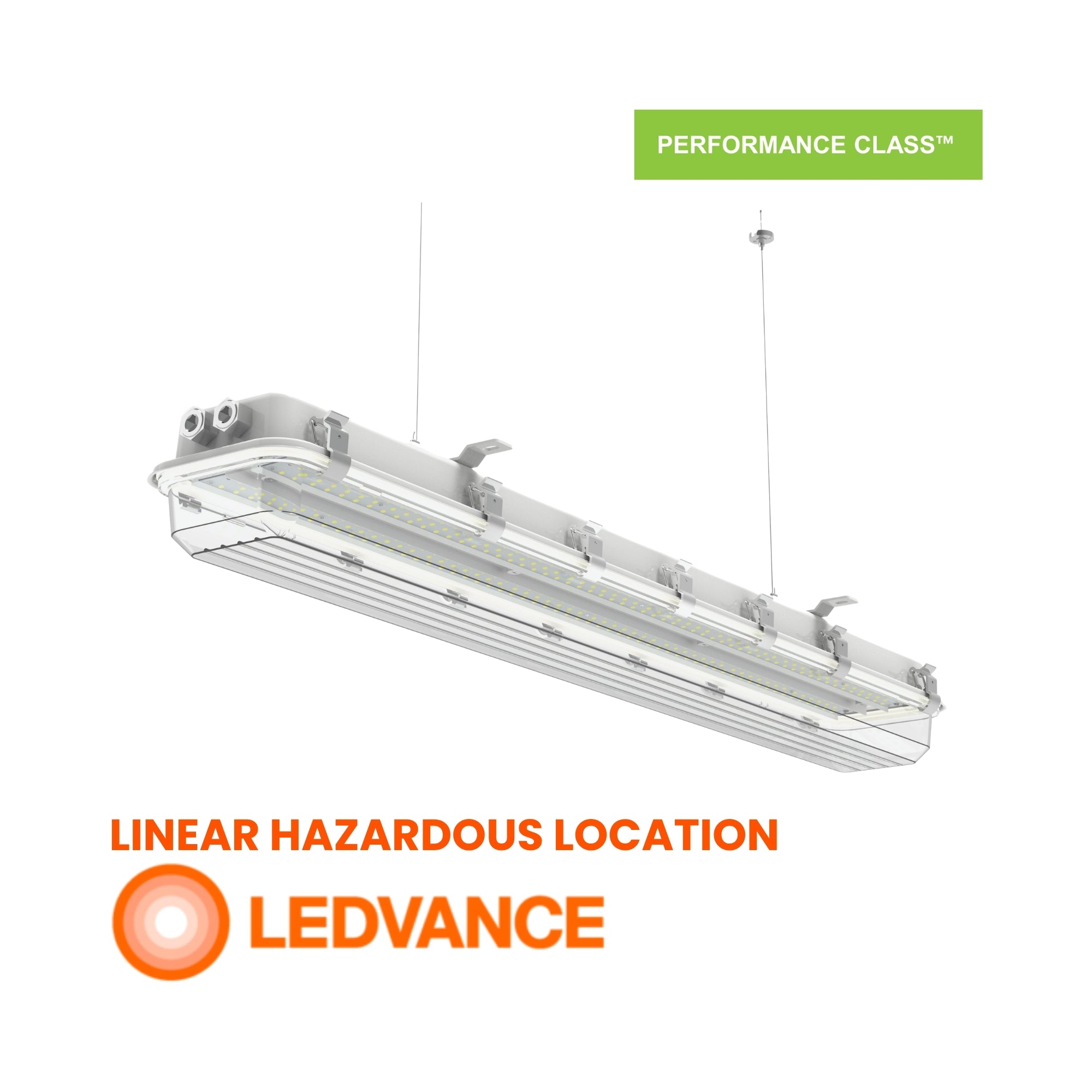 LEDVANCE Sylvania 66811 4FT Hazardous Location Linear 6795 Lumens 40W 5000K 120-277V White