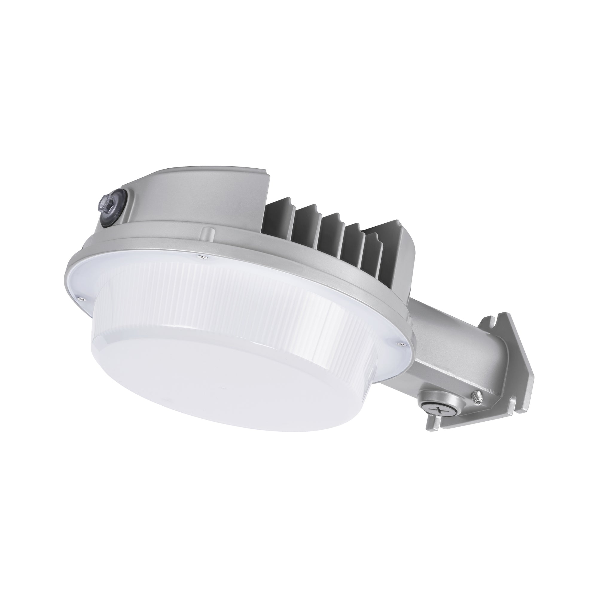 LEDVANCE Sylvania 67349 Area Light Dusk-to-Dawn 7,800 Lumens Selectable 21W/31W/52W Selectable CCT 120-277V Pole/Wall Mount Gray