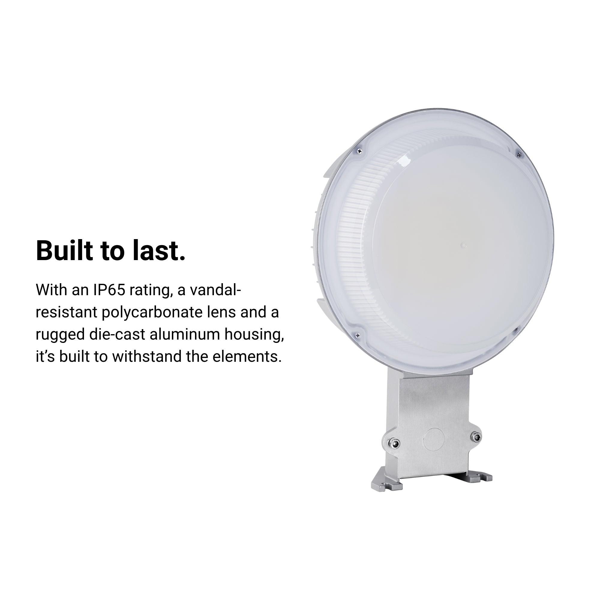LEDVANCE Sylvania 67350 Area Light Dusk-to-Dawn 15,000 Lumens Selectable 40W/60W/80W/100W Selectable CCT 120-277V Pole/Wall Mount Gray