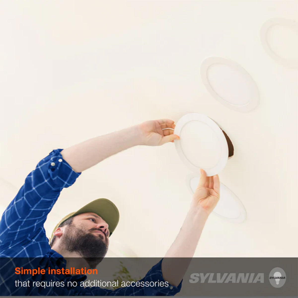 Microdisk 6" LED Canless Downlight, 800 Lumens, 5-CCT, 120V - Bees Lighting