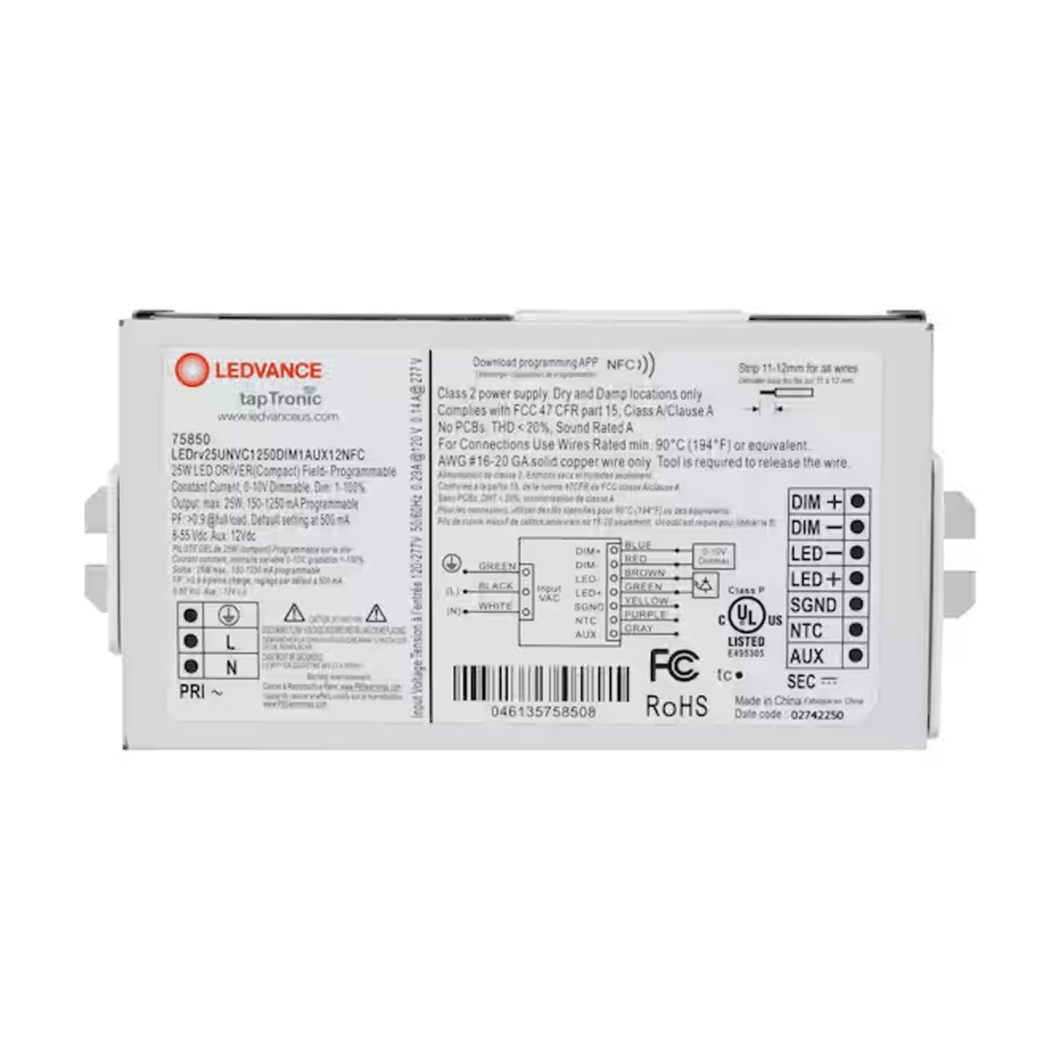 LEDVANCE Sylvania Taptronic Field Programmable NFC Compact LED Drivers - Bees Lighting