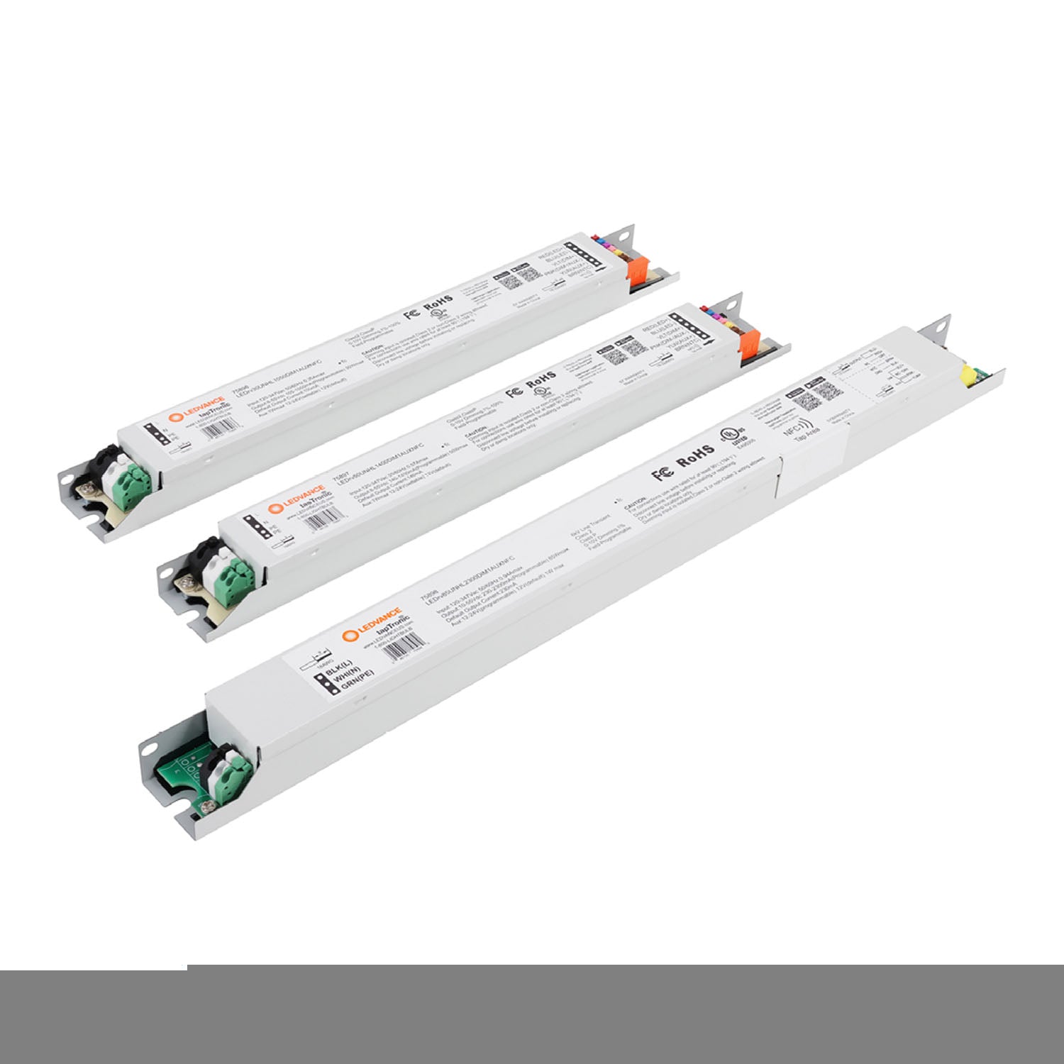 tapTronic Linear NFC LED Driver, 30W, 105-1050mA, 5-88 VDC, 120-347V - Bees Lighting