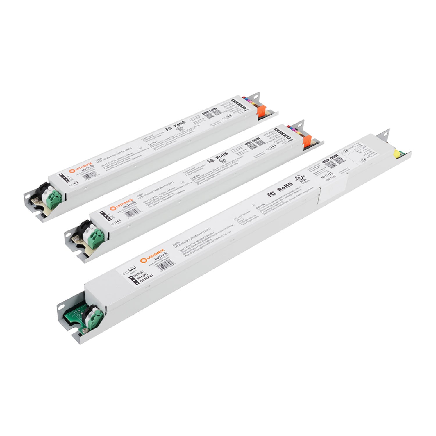 tapTronic Linear NFC LED Driver, 50W, 140-1400mA, 5-88 VDC, 120-347V - Bees Lighting