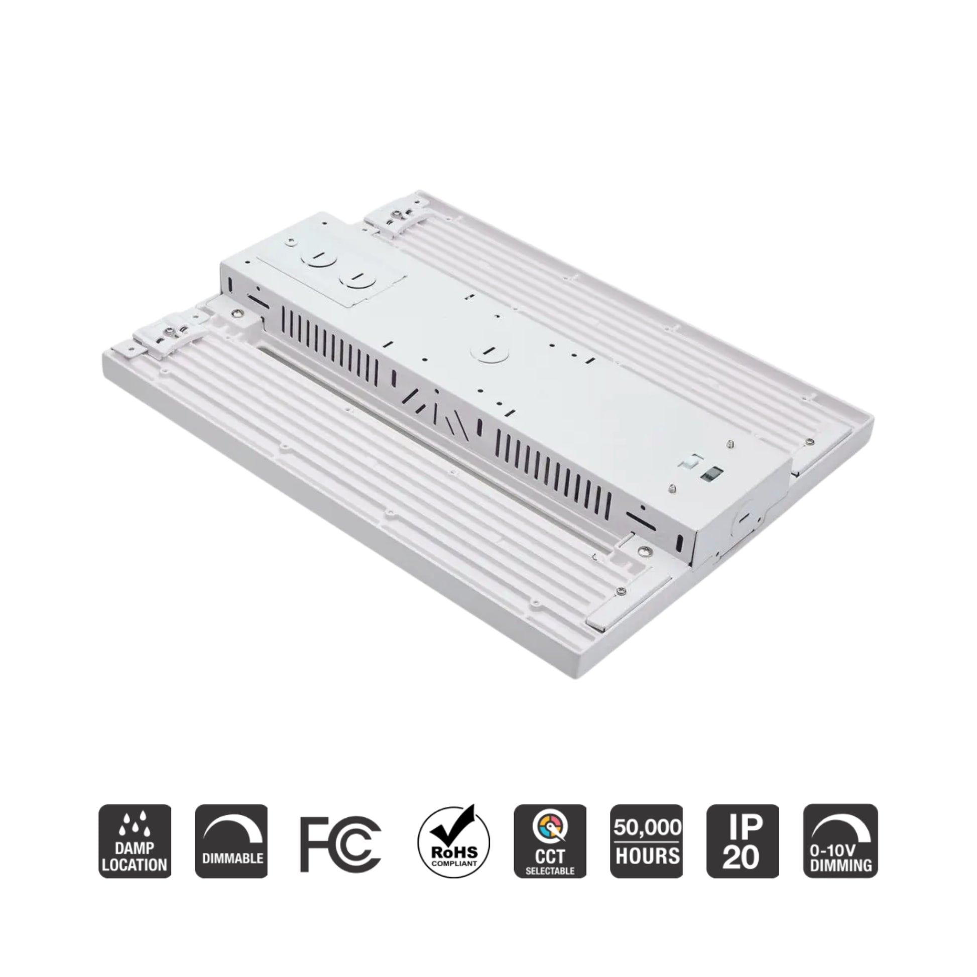 SATCO|NUVO - LED Linear High Bay Light, 85W, 12500 Lumens, Selectable CCT, 120-277V | Bees Lighting