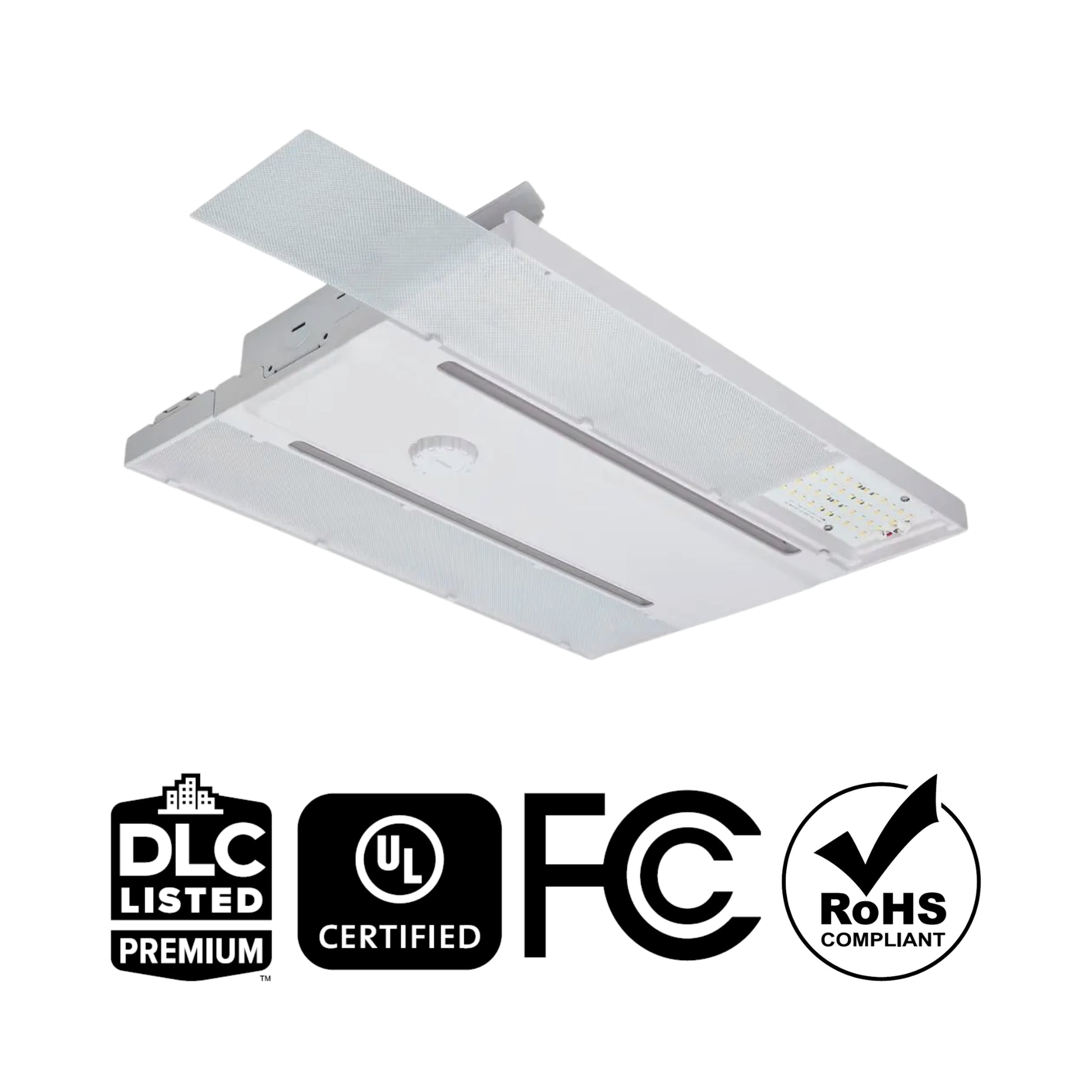 SATCO|NUVO - LED Linear High Bay Light, 320W, 45500 Lumens, Selectable CCT, 120-277V | Bees Lighting