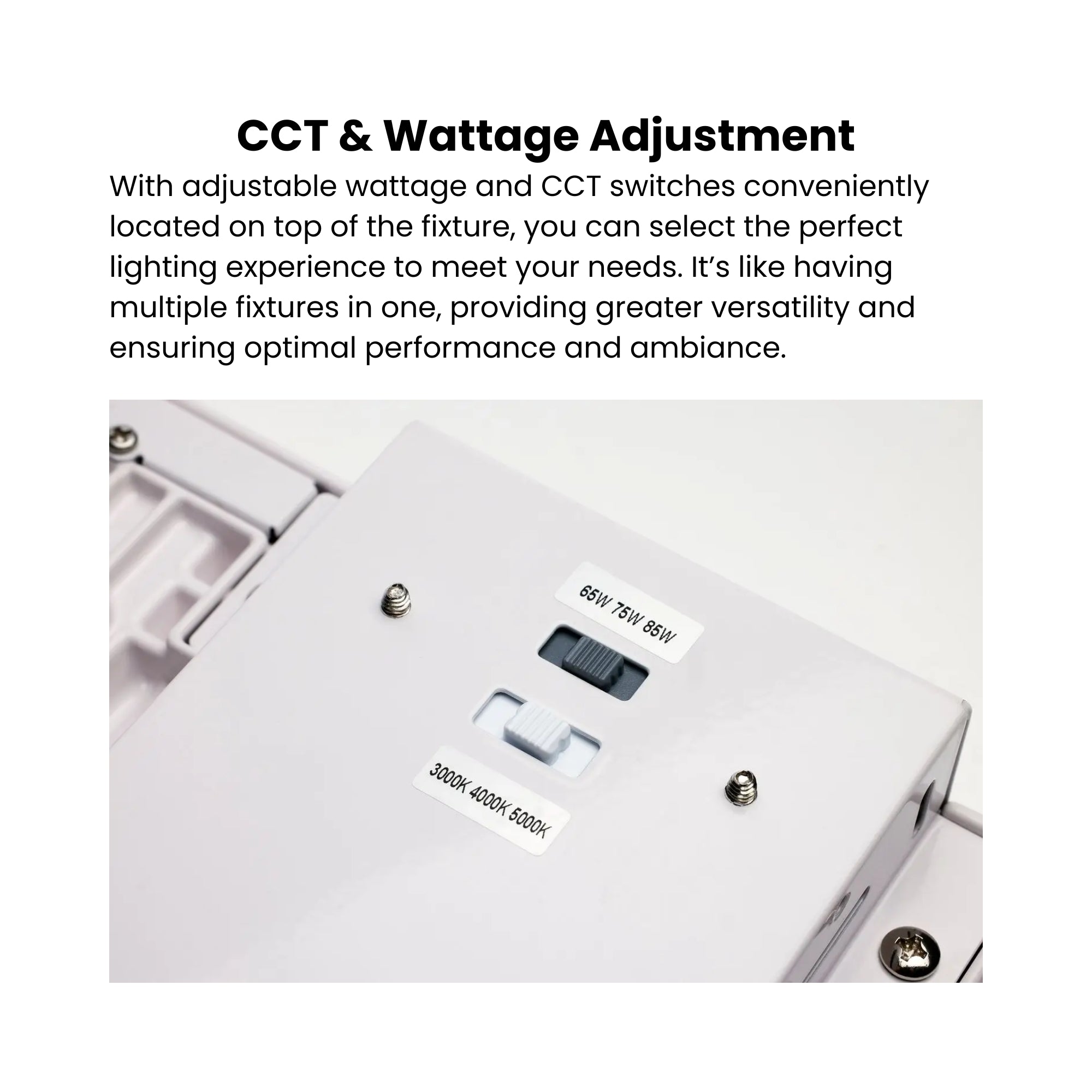 SATCO|NUVO - LED Linear High Bay Light, 320W, 45500 Lumens, Selectable CCT, 120-277V | Bees Lighting