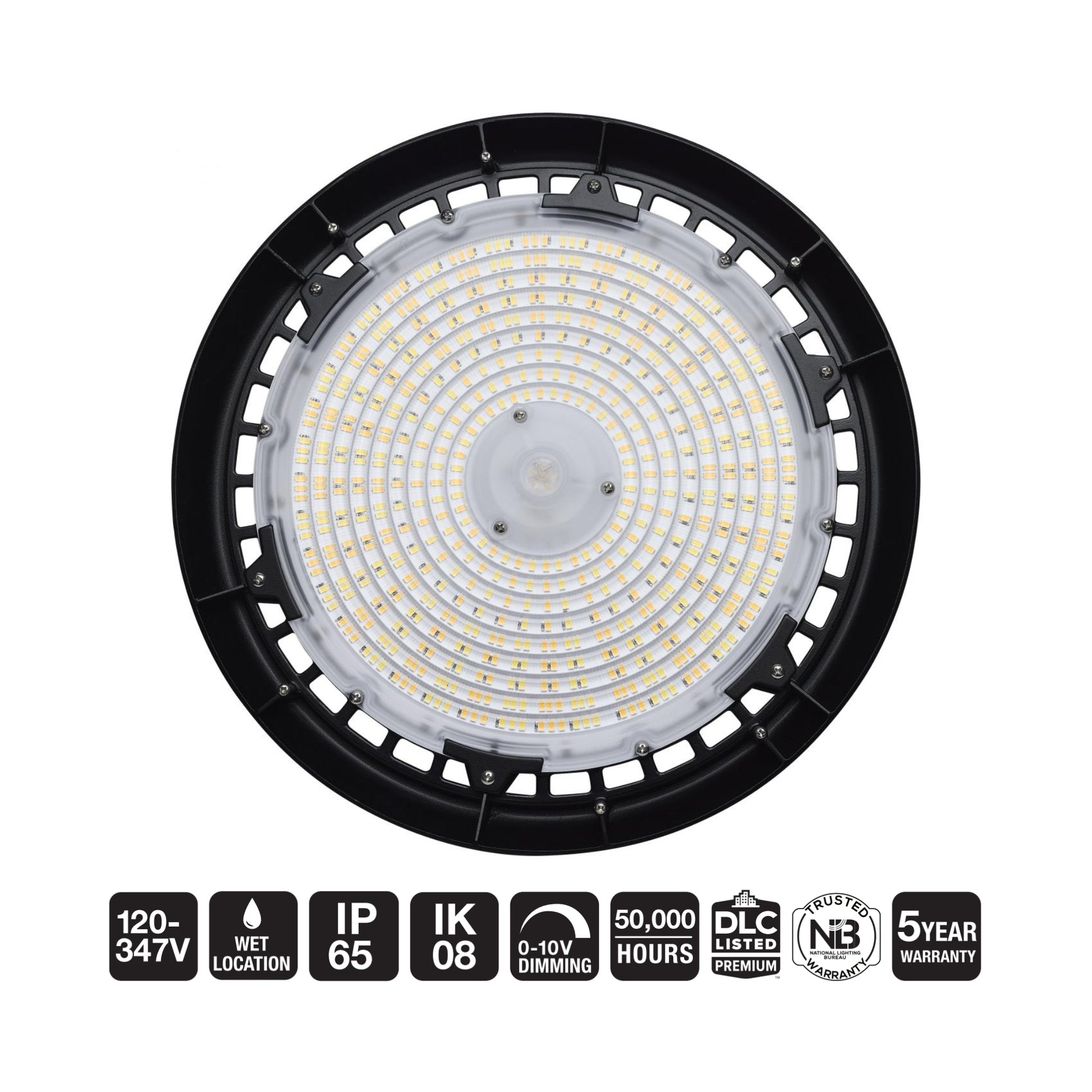 SATCO|NUVO - High Bay UFO LED Light, 200W, 29000 Lumens, 30K/40K/50K, 120/277V | Bees Lighting