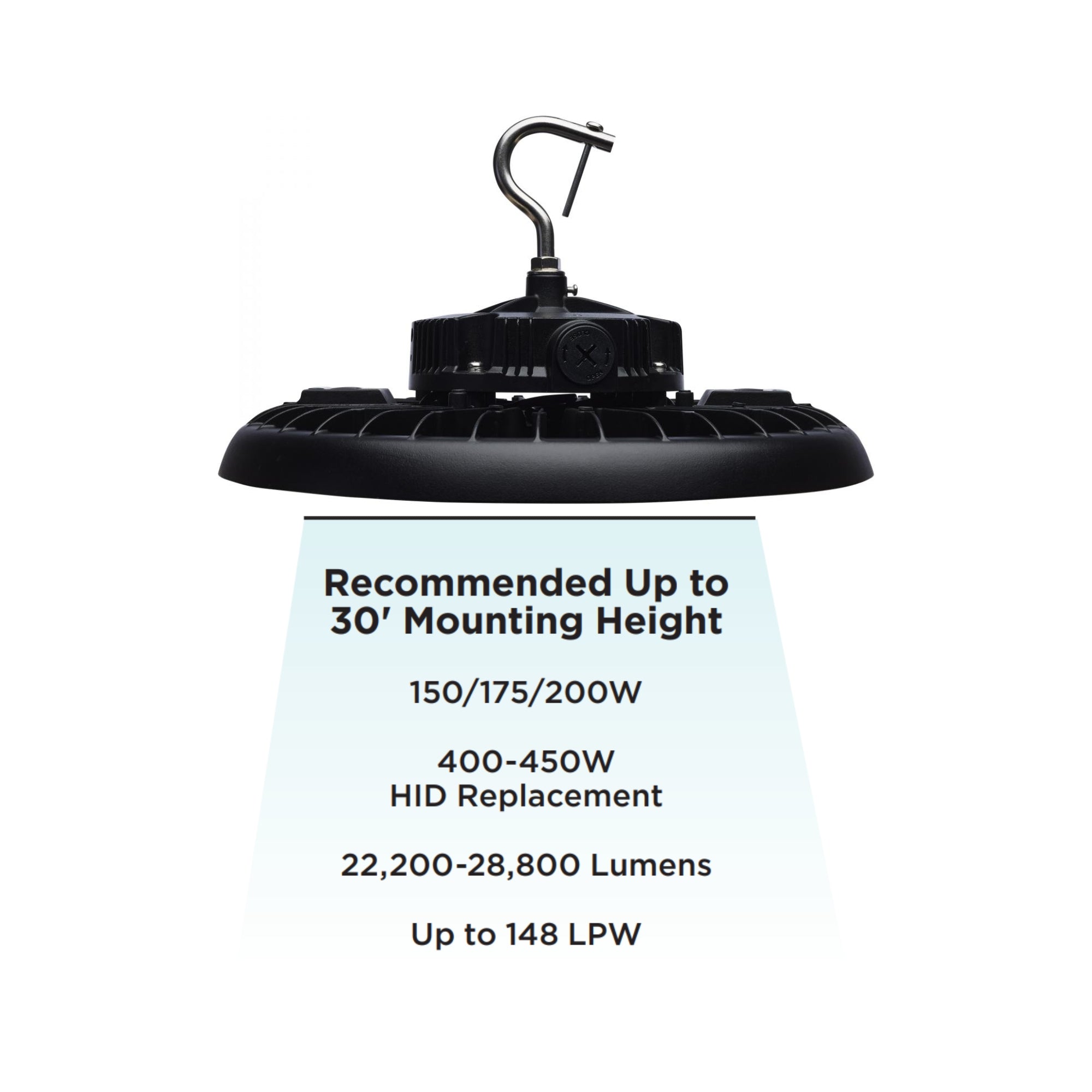 SATCO|NUVO - High Bay UFO LED Light, 200W, 29000 Lumens, 30K/40K/50K, 120/277V | Bees Lighting