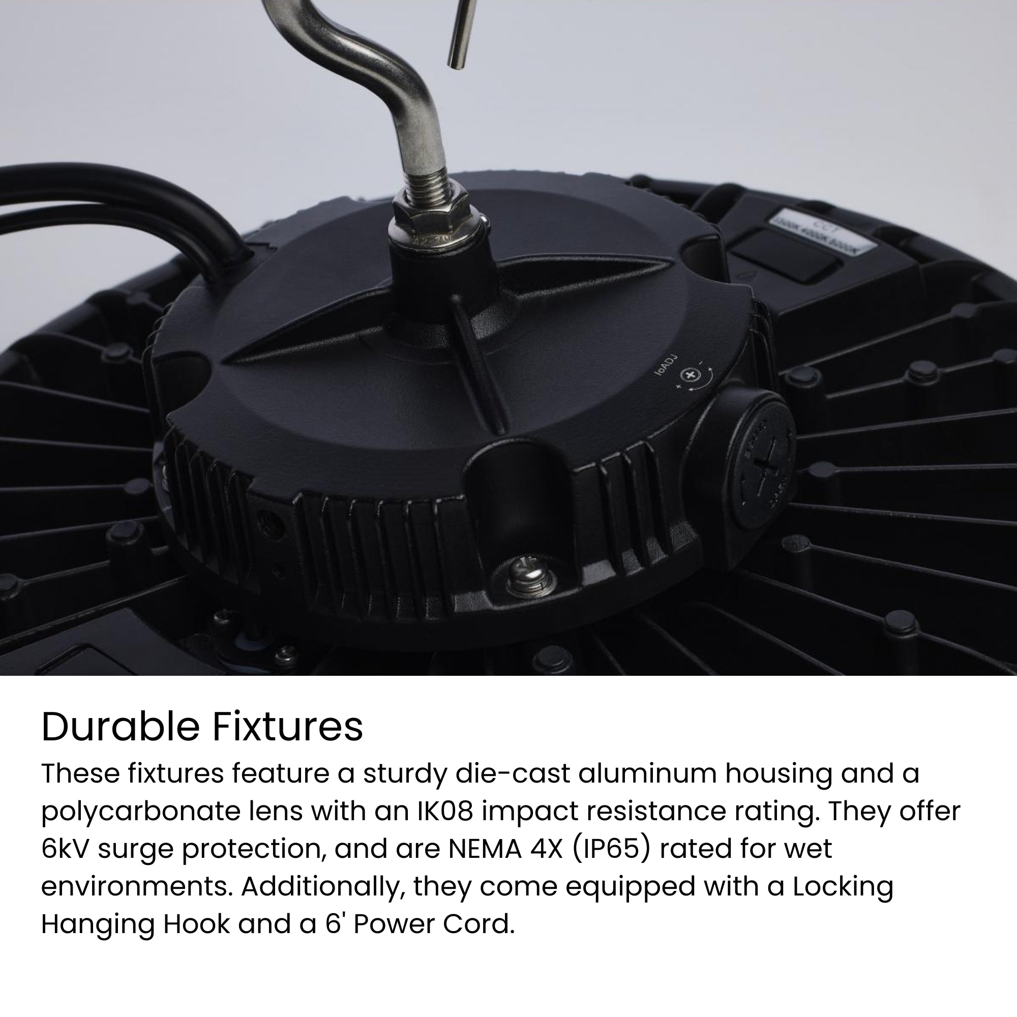 SATCO|NUVO - High Bay UFO LED Light, 200W, 29000 Lumens, 30K/40K/50K, 120/277V | Bees Lighting