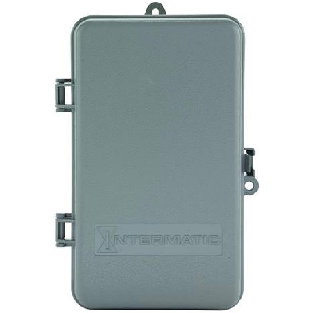 40 Amp 120-Volt 24-Hour Outdoor Mechanical Timer Switch DPST Gray