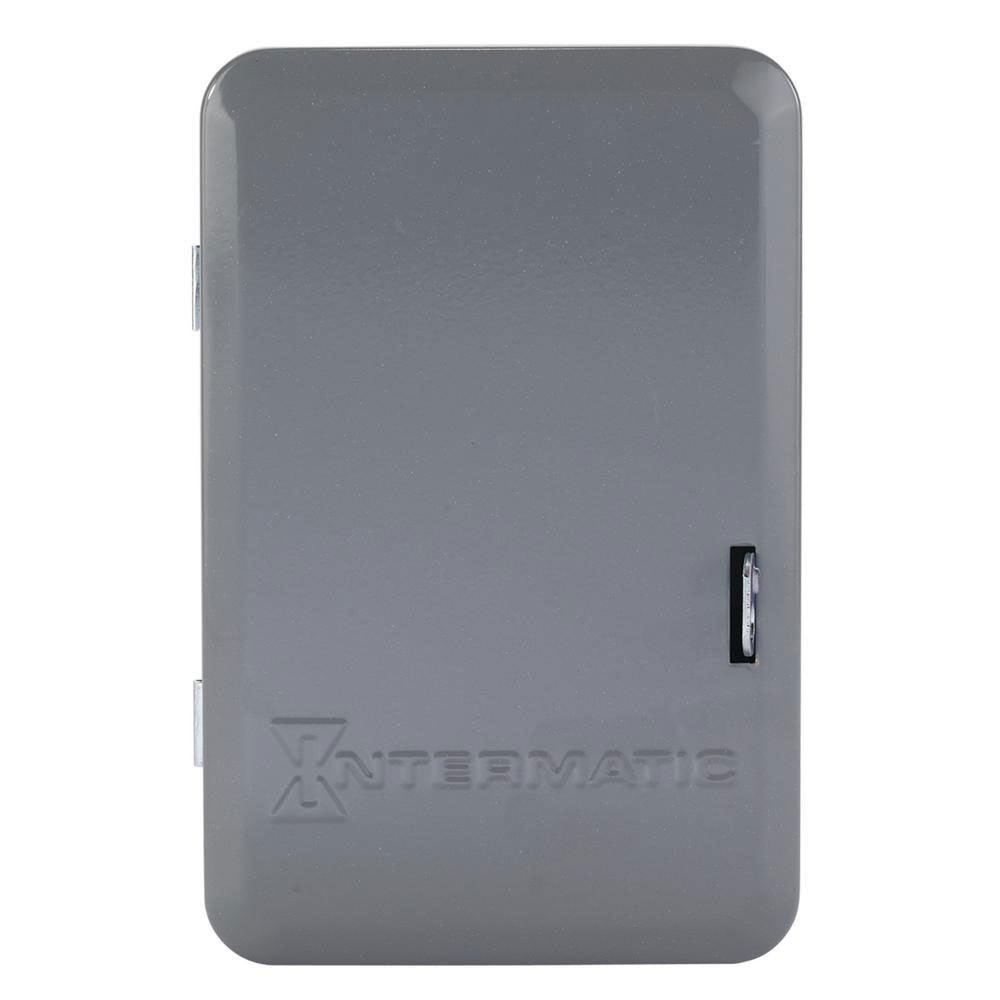 40 Amp 120-Volt 24-Hour Indoor Mechanical Timer Switch DPST Gray - Bees Lighting
