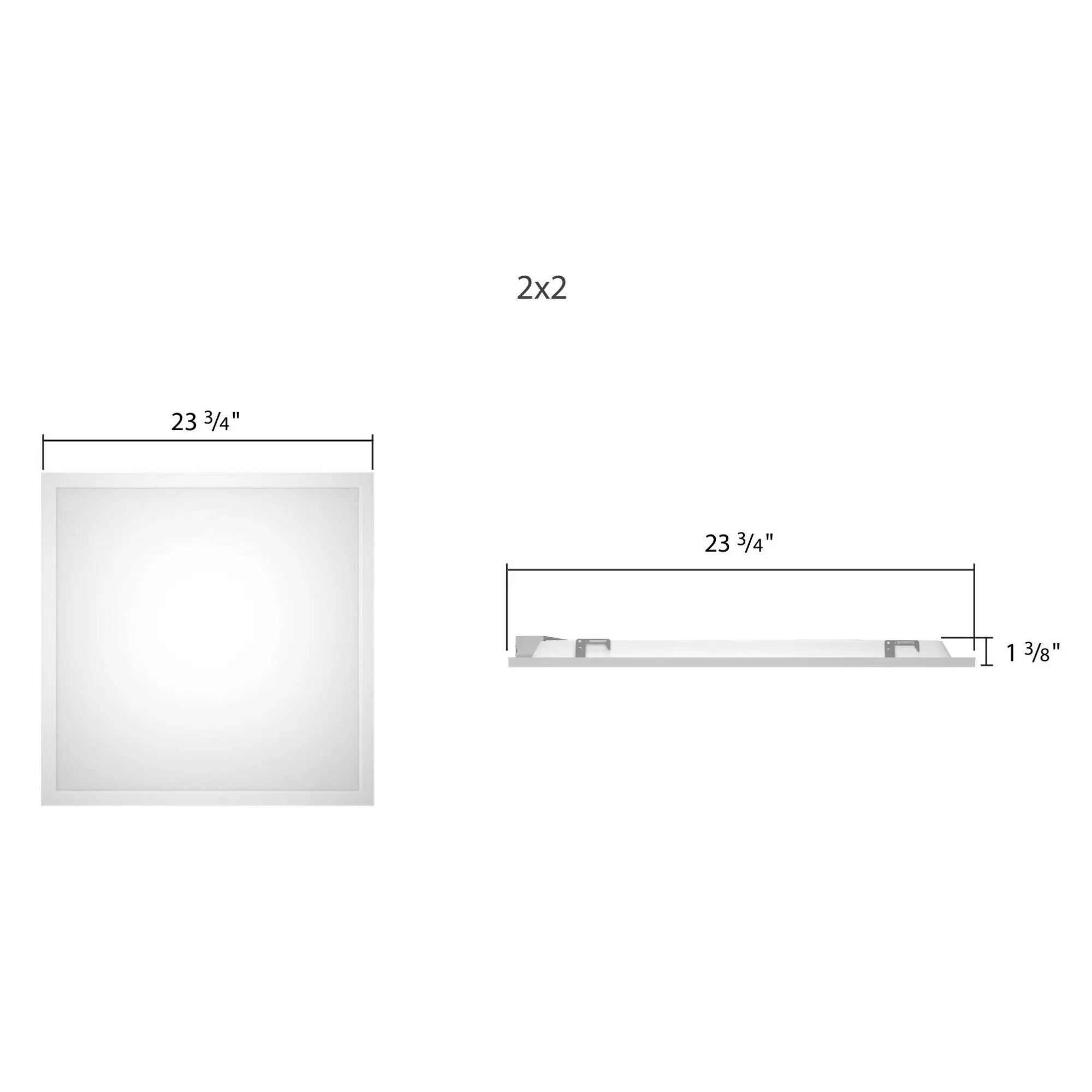 RAB T17FA-2X2 2x2 LED Troffer 5038 Lumens 40W Selectable CCT 120-277V Recessed White