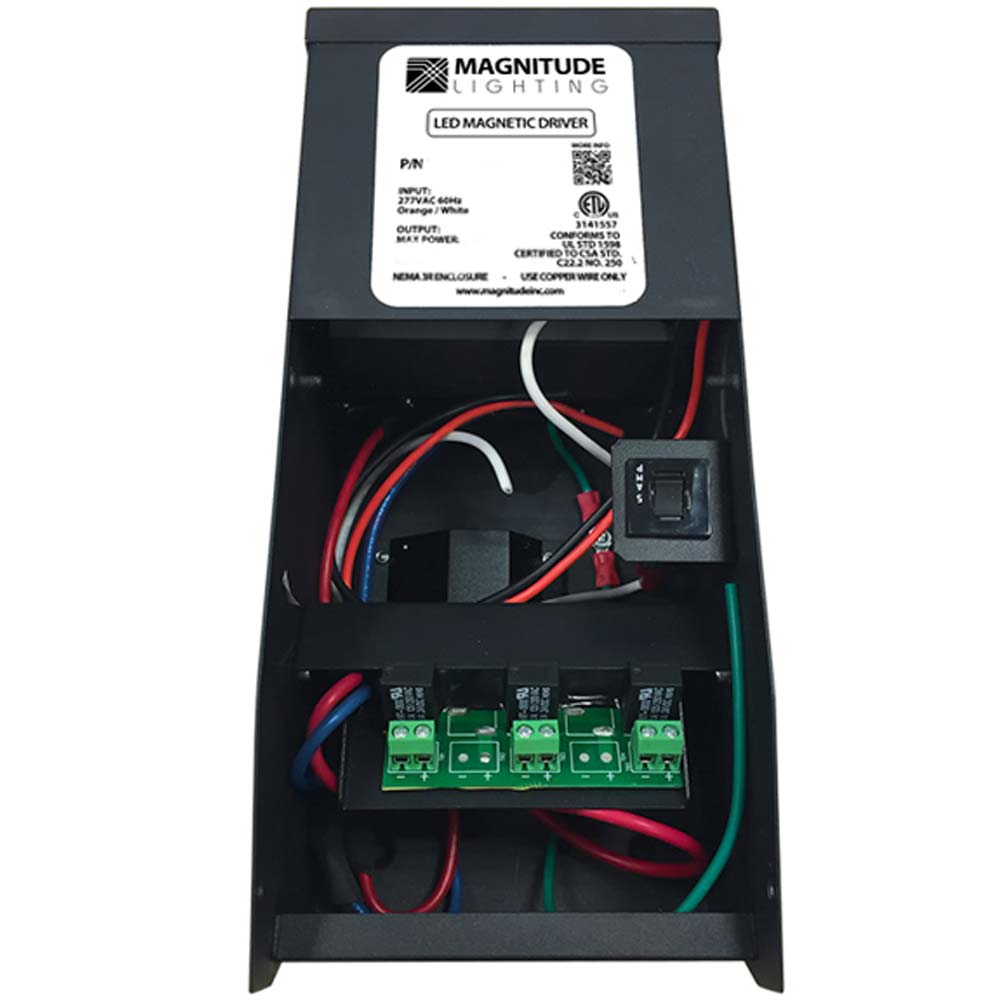 T-Series 3 x 96 Watts, 24VDC Magnetic LED Driver, MLV Triac Dimming, 120V Input