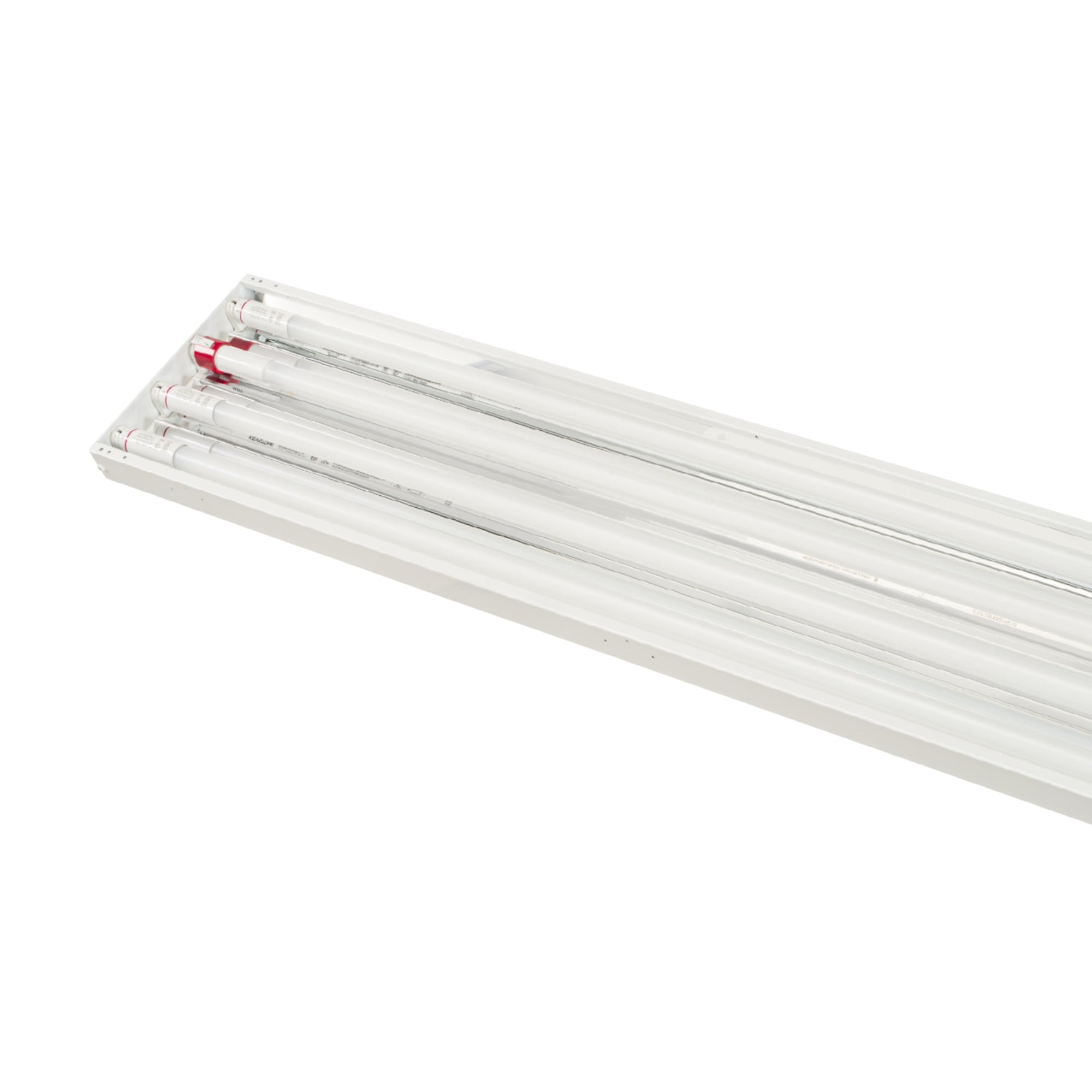 4ft LED Shop Light High Bay with 6 T8 LED Tubes, 12000 Lumens, Ballast-Free