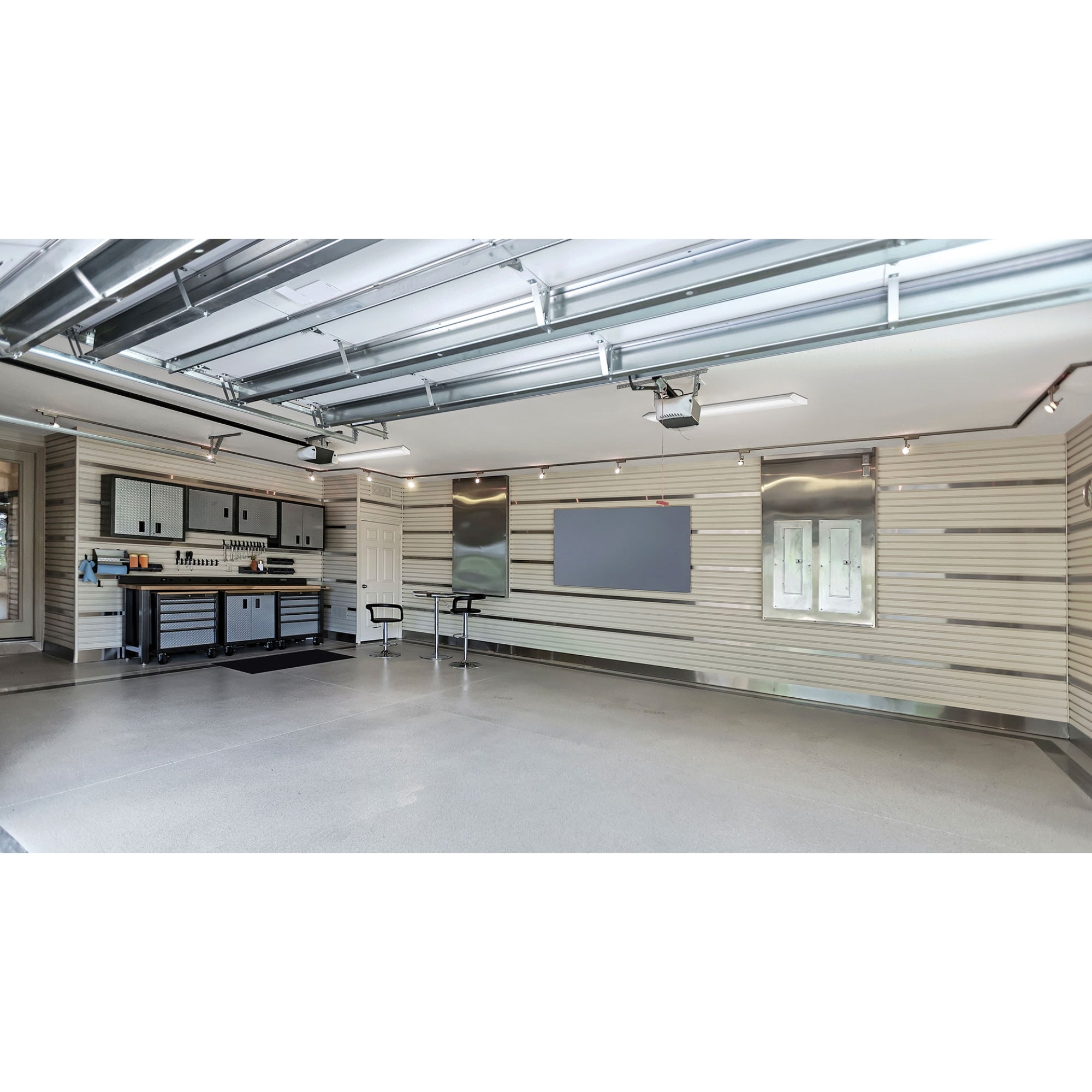 4ft LED Shop Light Wraparound with 2 T8 LED Tubes, 4000 Lumens, Ballast-Free