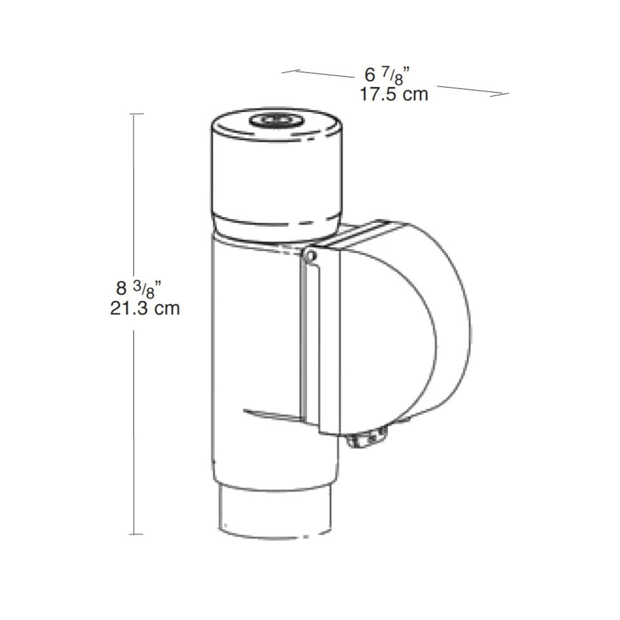 Weatherproof Outlet Cover with Mighty Post Adapter - Black