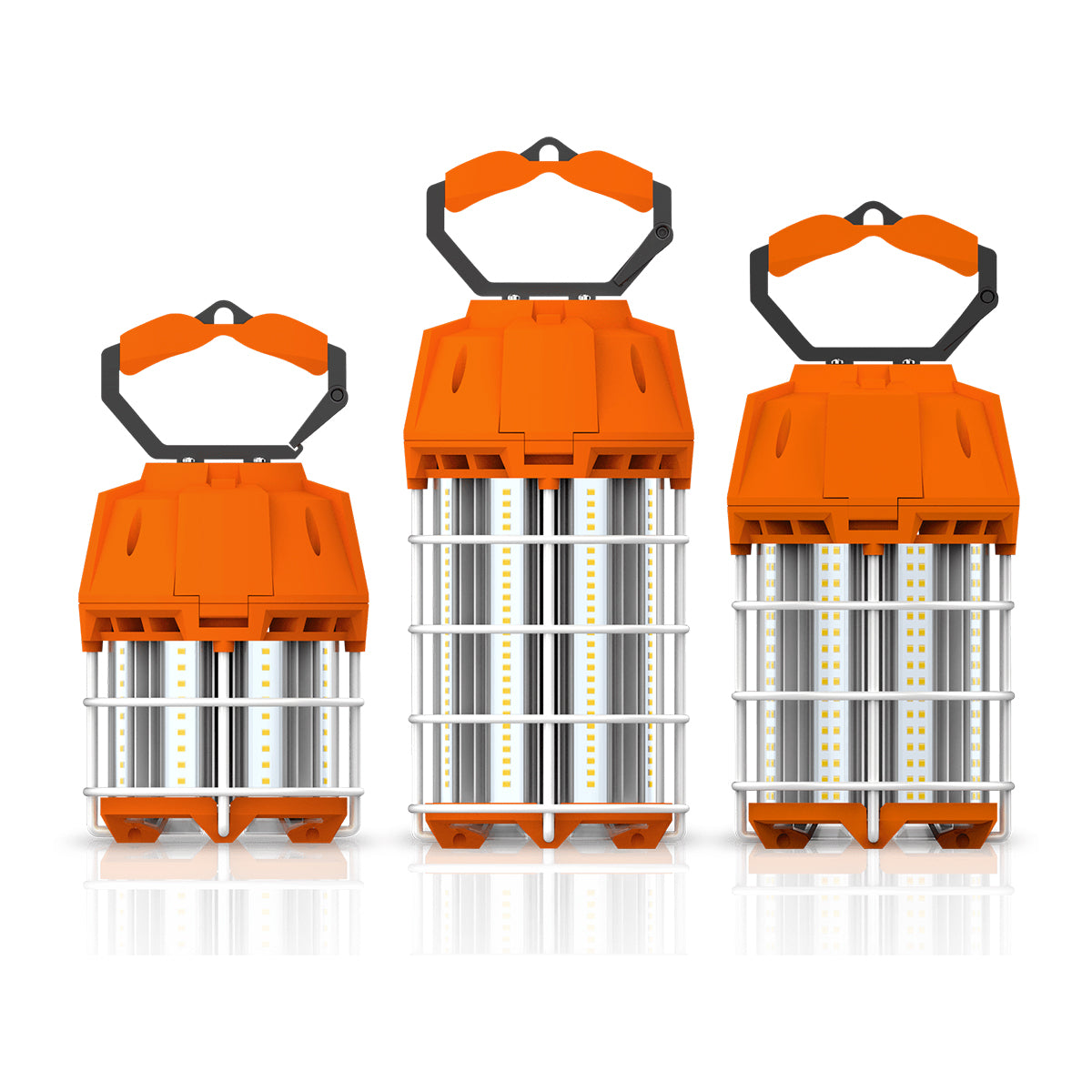 Temporary Work Light, 150W, 18000 Lumens, 35ft Cord+Plug, 120-277V - Bees Lighting
