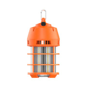RAB TEMP34 LED Temporary Work Light, 100W/150W Selectable, 12000/18000 Lumens, 5000K, 120-277V, Carabiner Mount