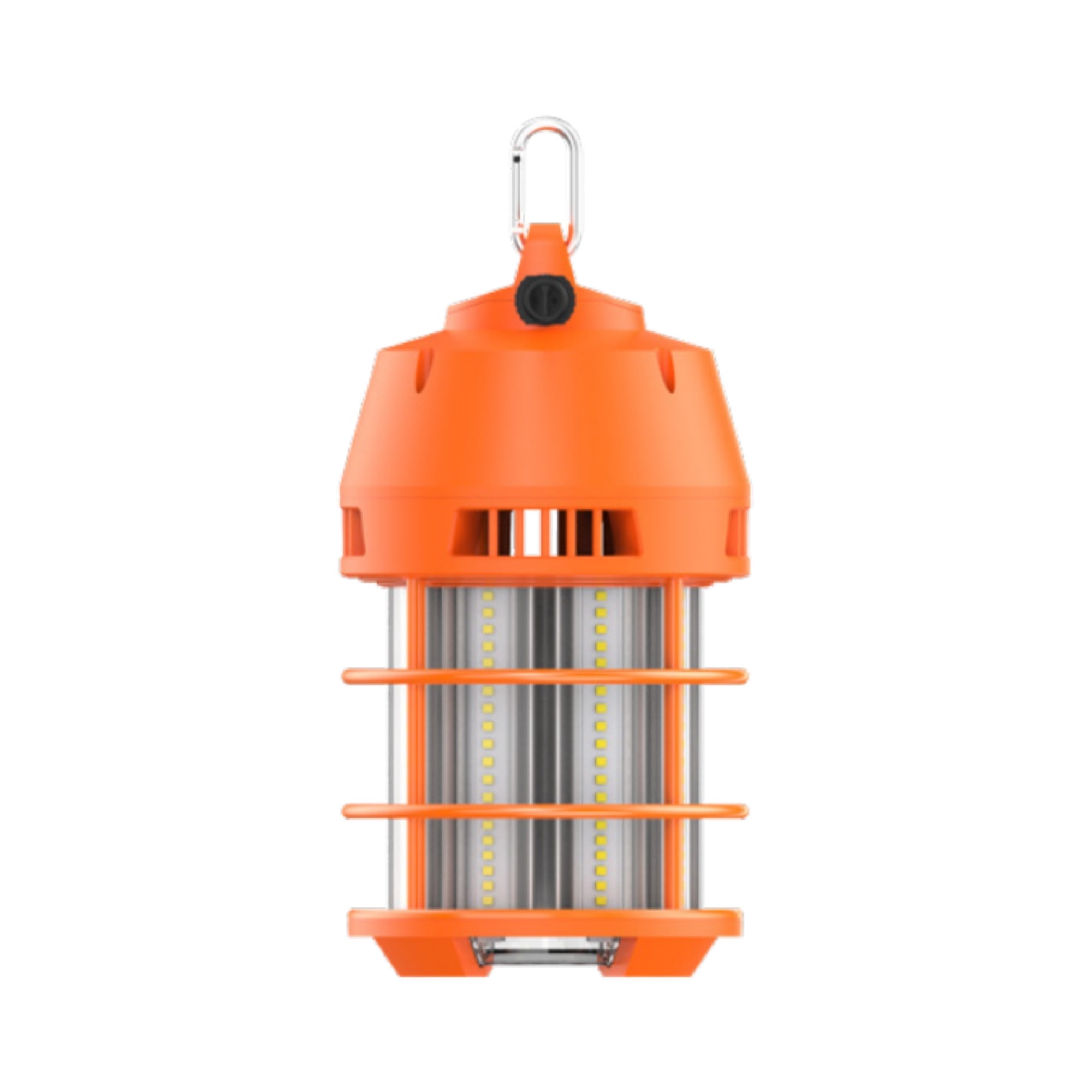 RAB TEMP34 LED Temporary Work Light, 100W/150W Selectable, 12000/18000 Lumens, 5000K, 120-277V, Carabiner Mount