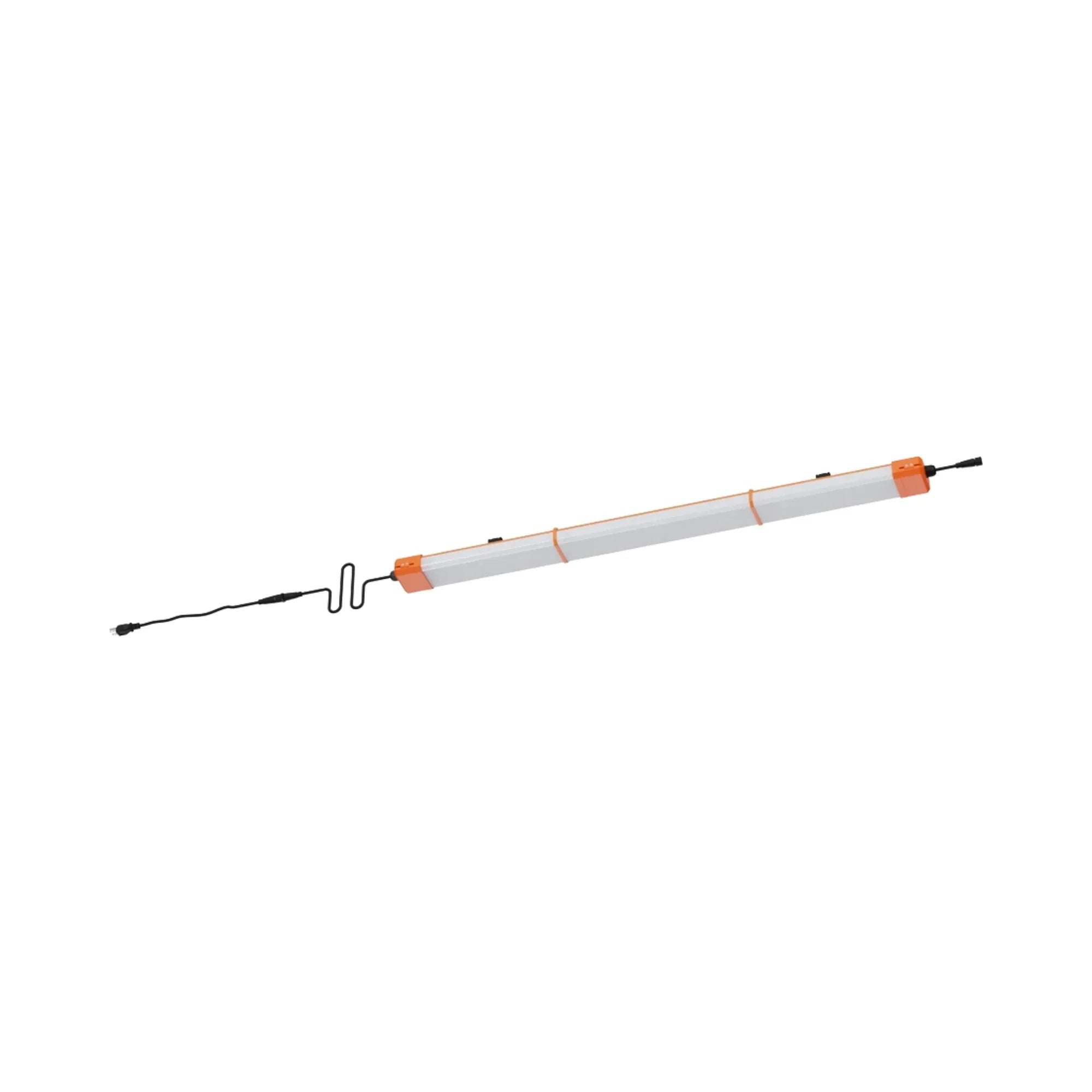 RAB TEMPLIN Temporary Strip Light 4 ft 10320 Lumens 90W 5000K 120-277V Orange