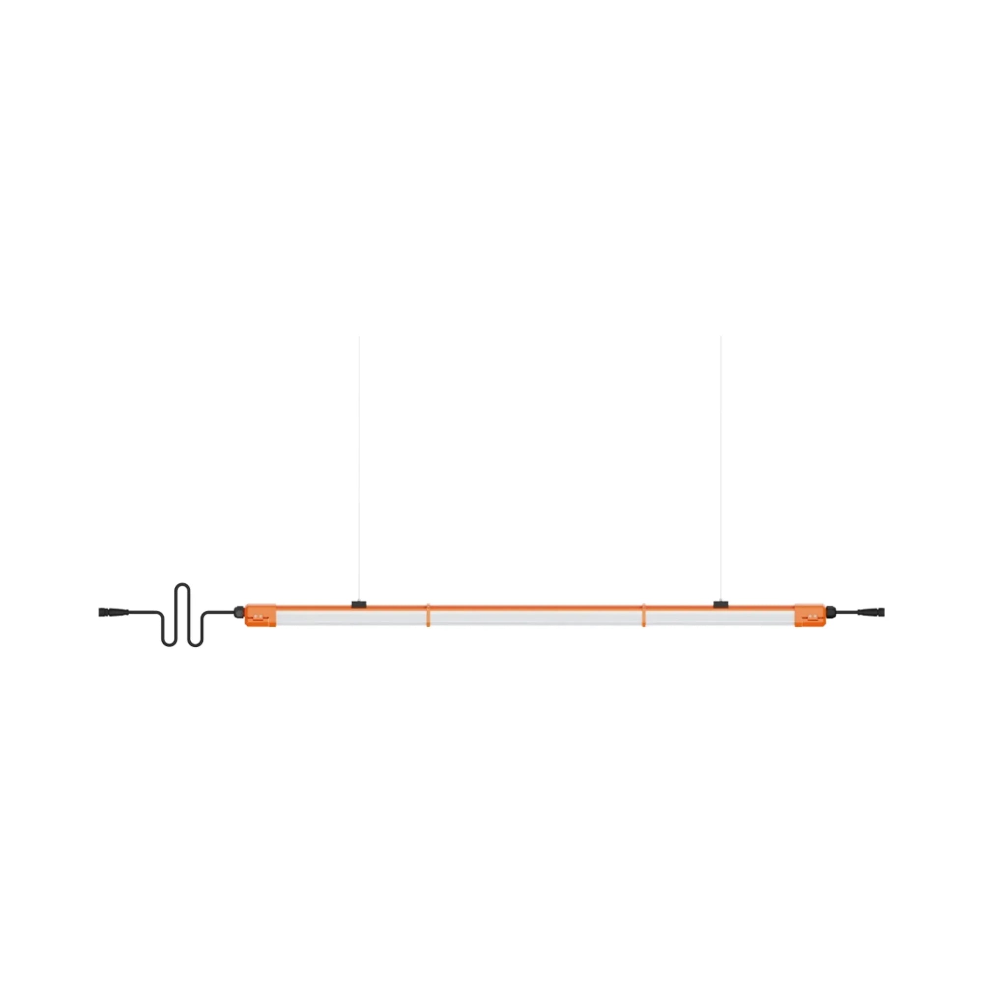 RAB TEMPLIN Temporary Strip Light 4 ft 10320 Lumens 90W 5000K 120-277V Orange