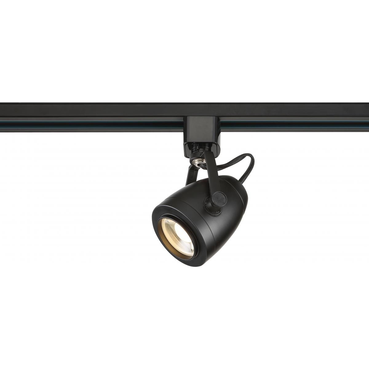 LED Track Head Pinch Back 12W 1000 Lumens 3000K, Halo, 24°, Black - Bees Lighting