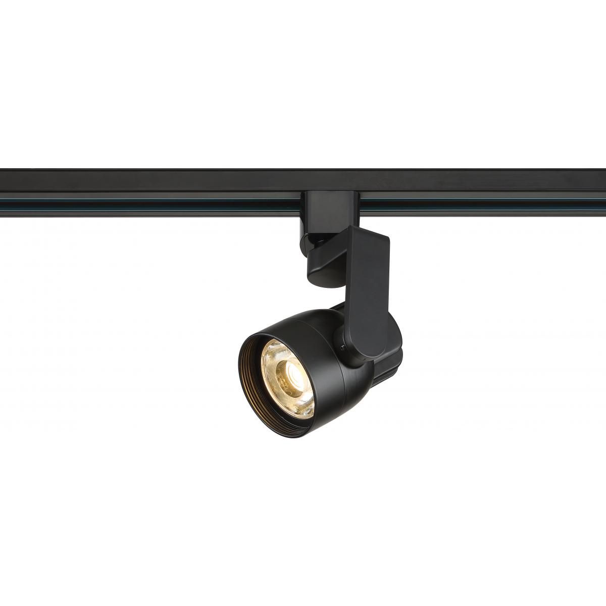 LED Track Head Angle Arm 12W 1000 Lumens 3000K, Halo, 24°, Black - Bees Lighting