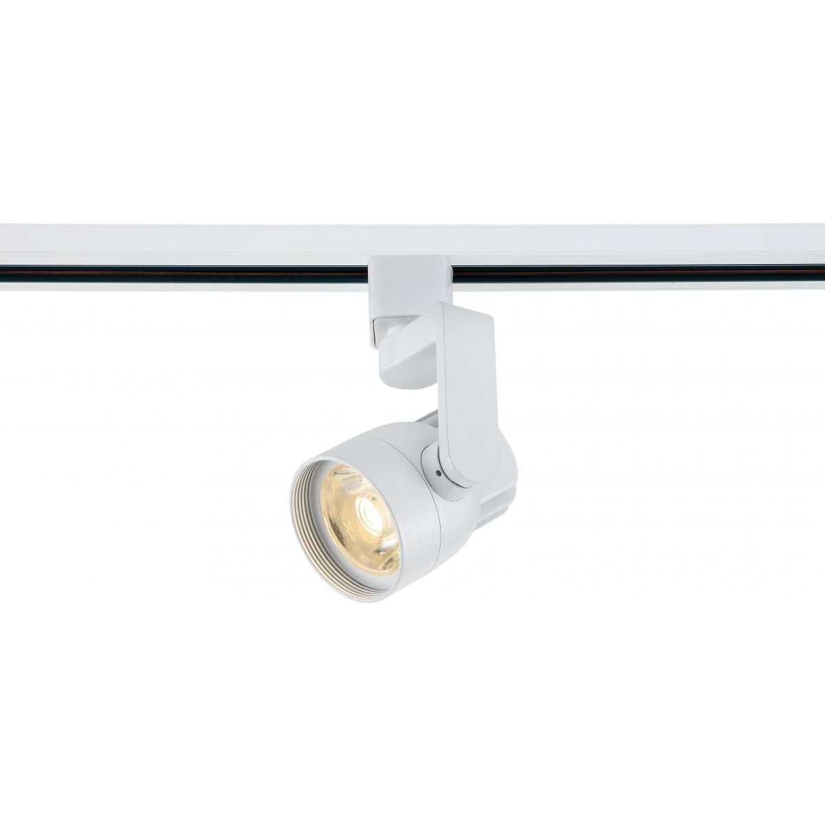 LED Track Head Angle Arm 12W 1000 Lumens 3000K, Halo, 36°, White - Bees Lighting