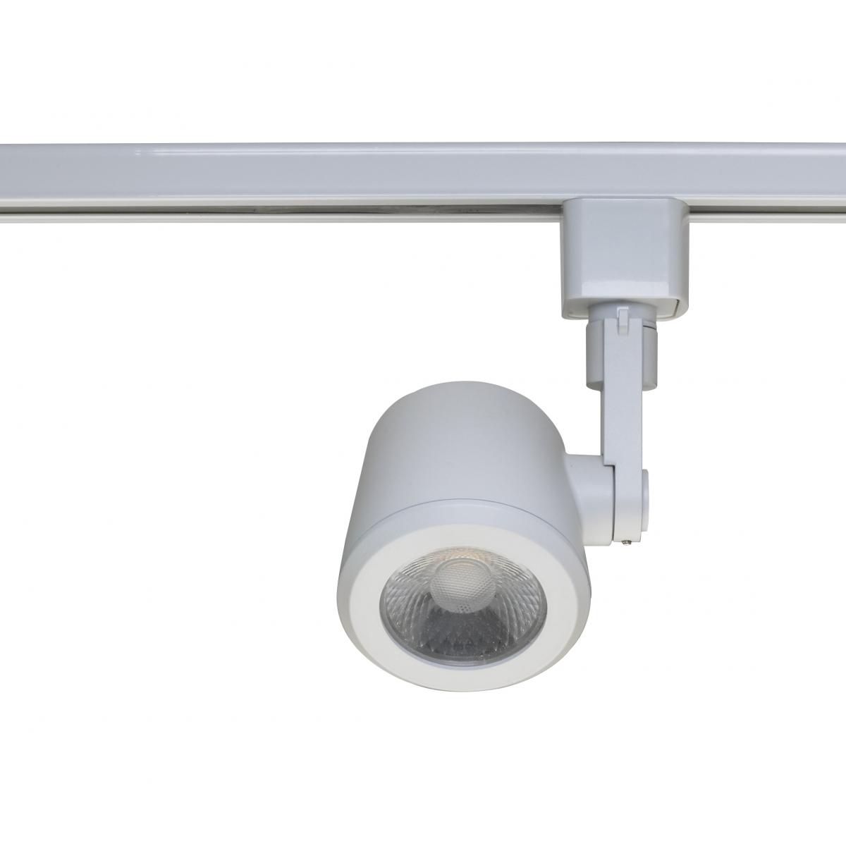 LED Track Head Taper Back 12W 1000 Lumens 3000K, Halo, 24°, White - Bees Lighting