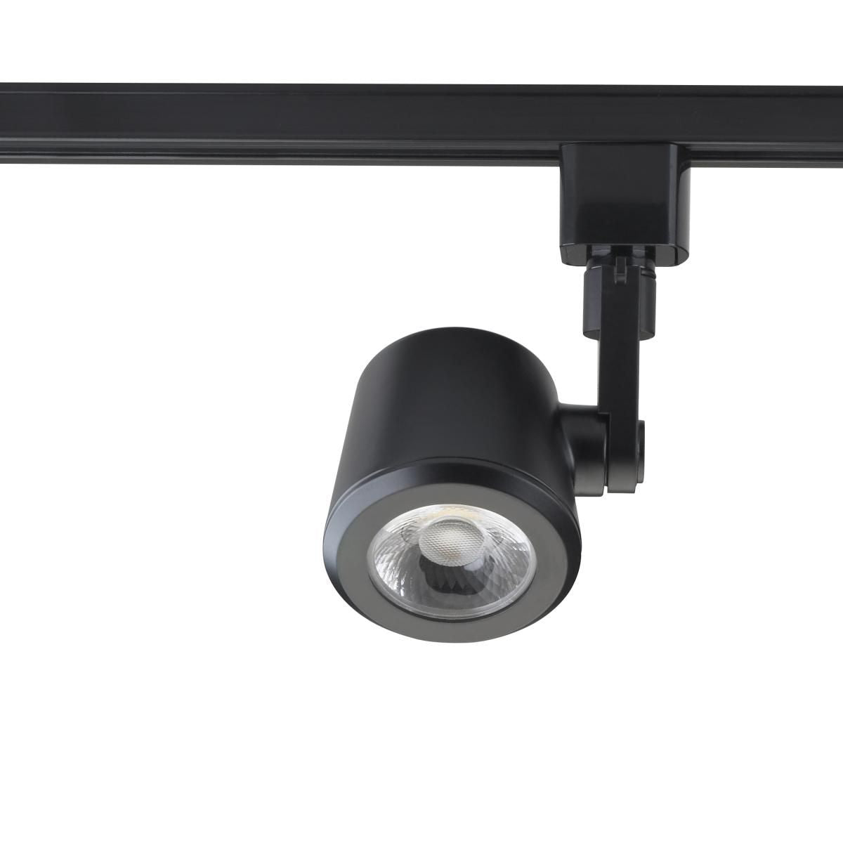 LED Track Head Taper Back 12W 1000 Lumens 3000K, Halo, 24°, Black - Bees Lighting