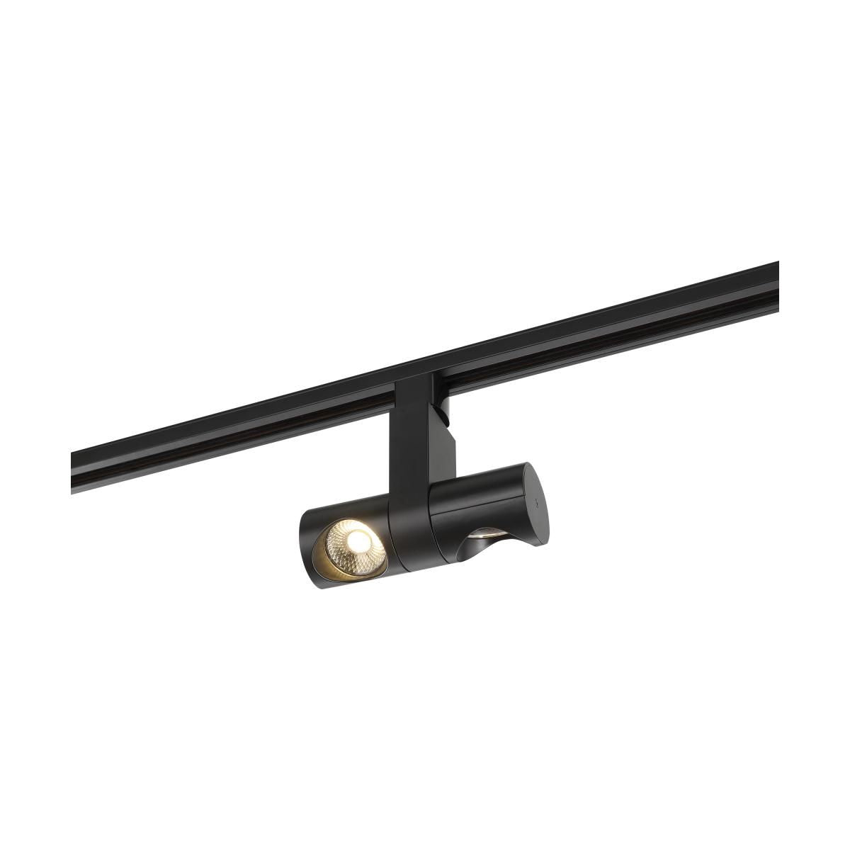 LED Dual Pipe Track Head 24W 2000 Lumens 3000K, Halo, 24°, Black - Bees Lighting