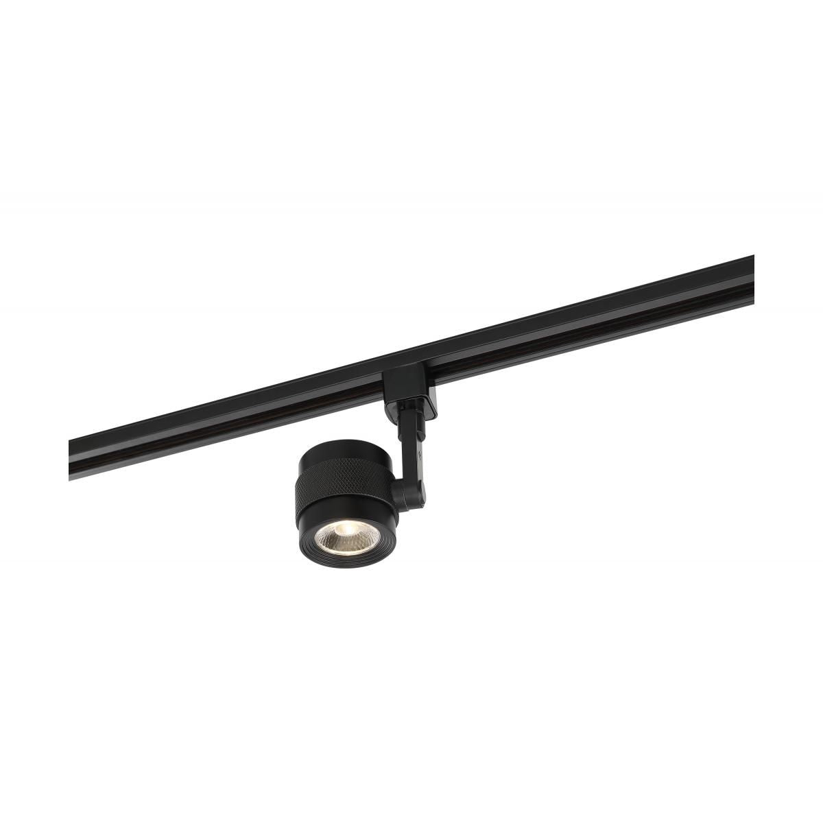 LED Piston Track Head 12W 1000 Lumens 3000K, Halo, 24°, Black - Bees Lighting