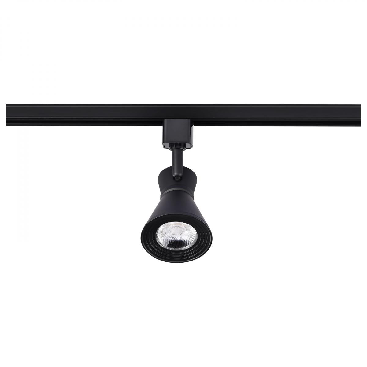 LED Cinch Halo Track Head 12W 1000 Lumens 3000K, 24°, Black - Bees Lighting