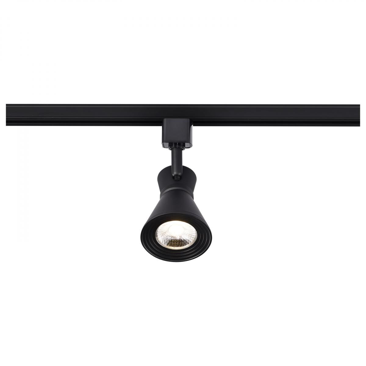LED Cinch Halo Track Head 12W 1000 Lumens 3000K, 24°, Black - Bees Lighting