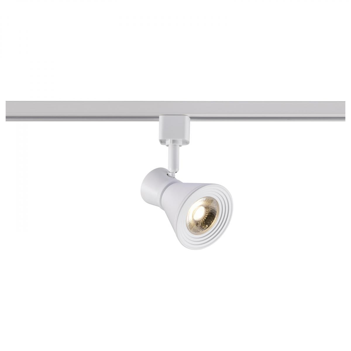 LED Cinch Halo Track Head 12W 1000 Lumens 3000K, 24°, White - Bees Lighting