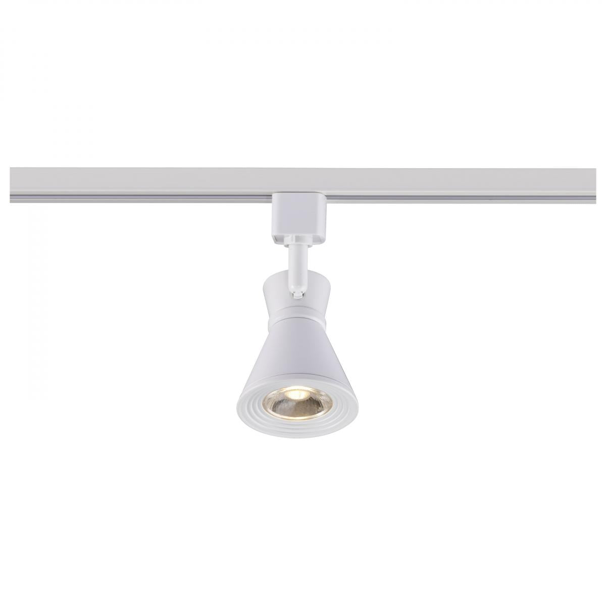 LED Cinch Halo Track Head 12W 1000 Lumens 3000K, 24°, White - Bees Lighting