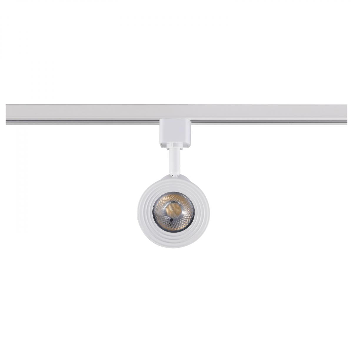 LED Cinch Halo Track Head 12W 1000 Lumens 3000K, 24°, White - Bees Lighting