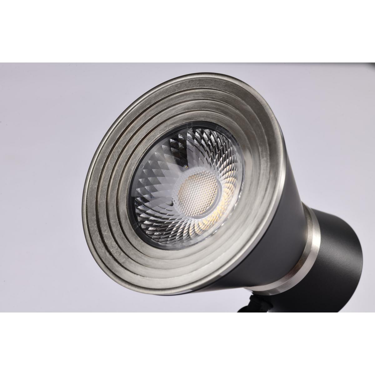 LED Cinch Halo Track Head 12W 1000 Lumens 3000K, 24°, Black & Nickel - Bees Lighting