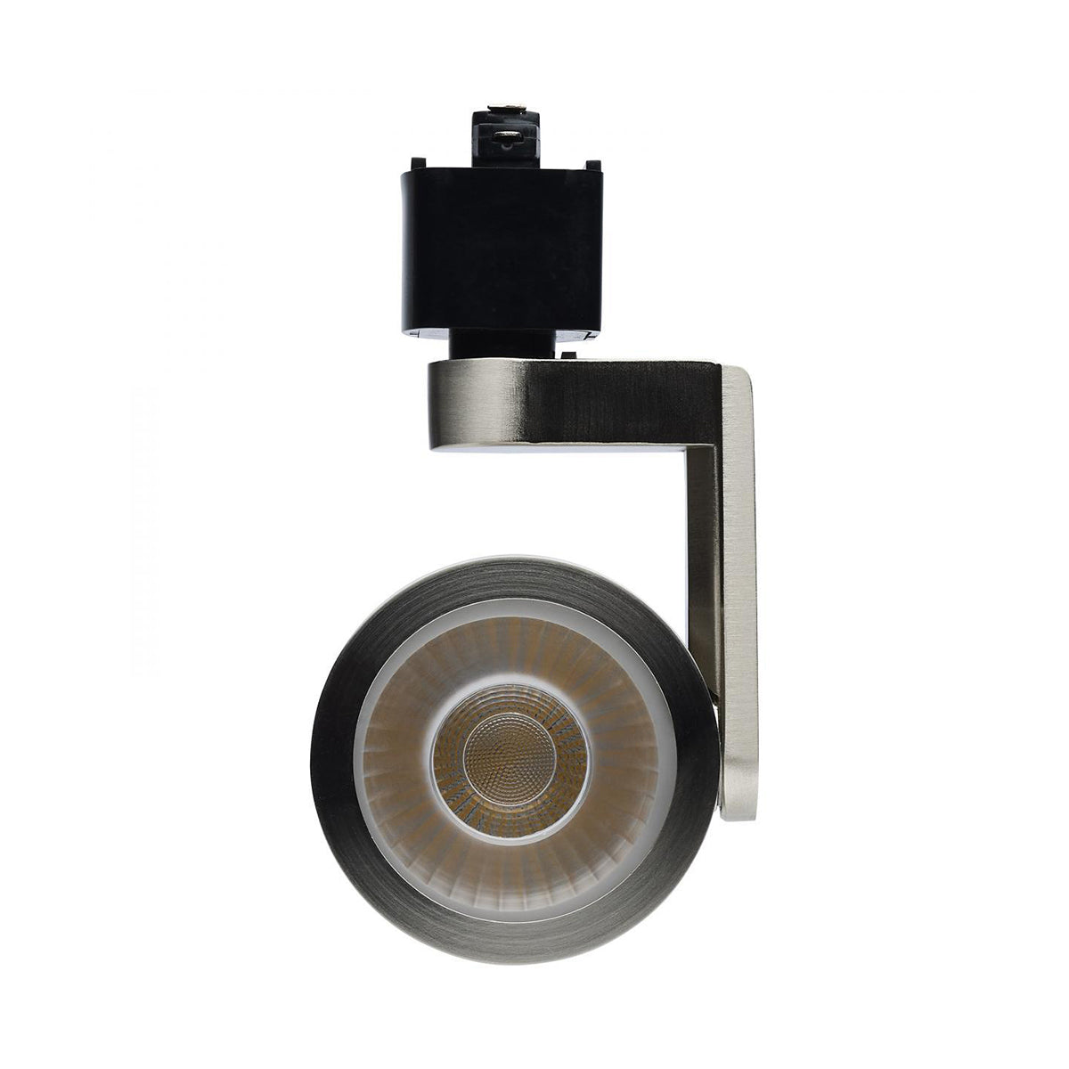 LED Lantern Style Track Head 12W 1000 Lumens 3000K, Halo, 24°, Brushed Nickel - Bees Lighting