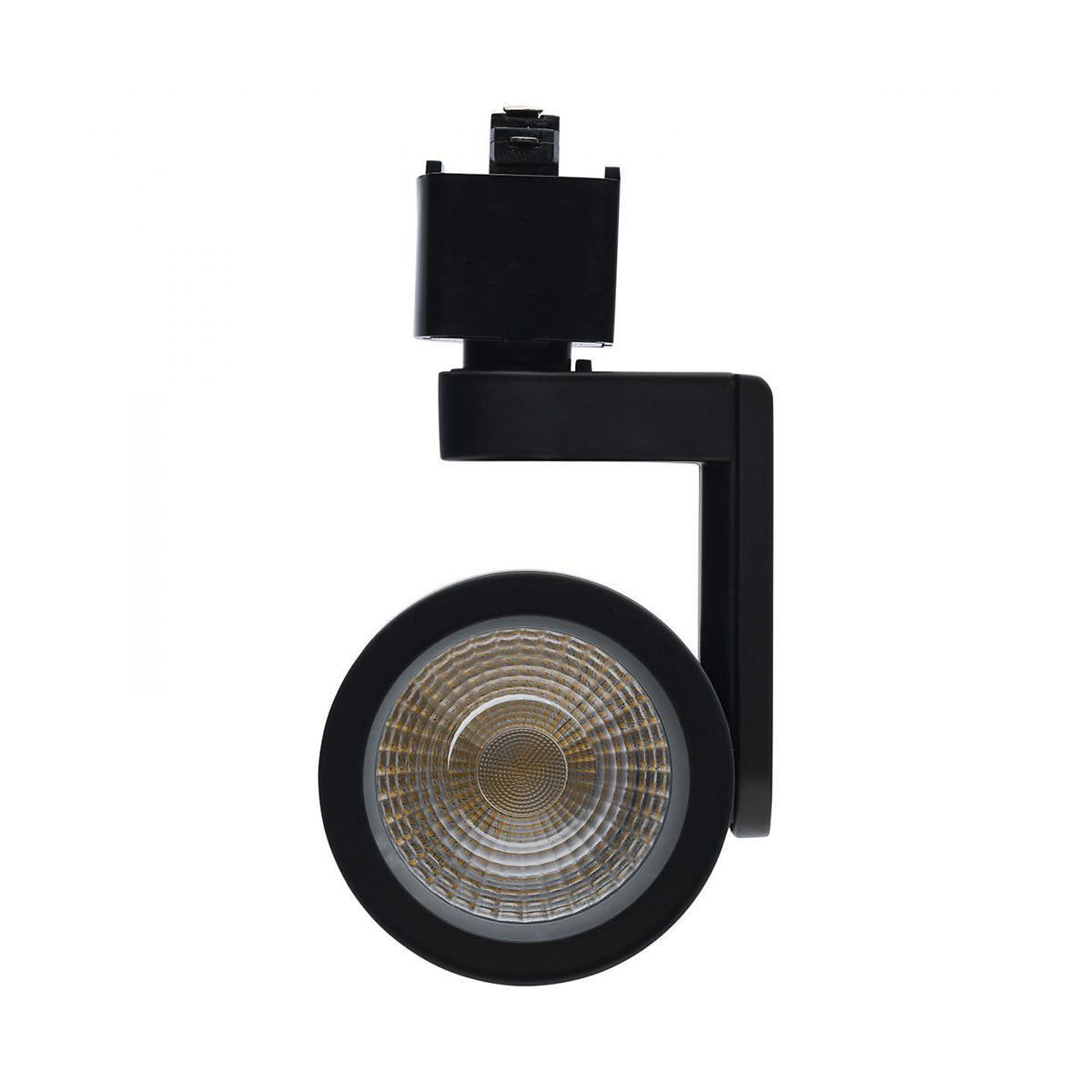 LED Lantern Style Track Head 12W 1000 Lumens 3000K, Halo, 36°, Black - Bees Lighting