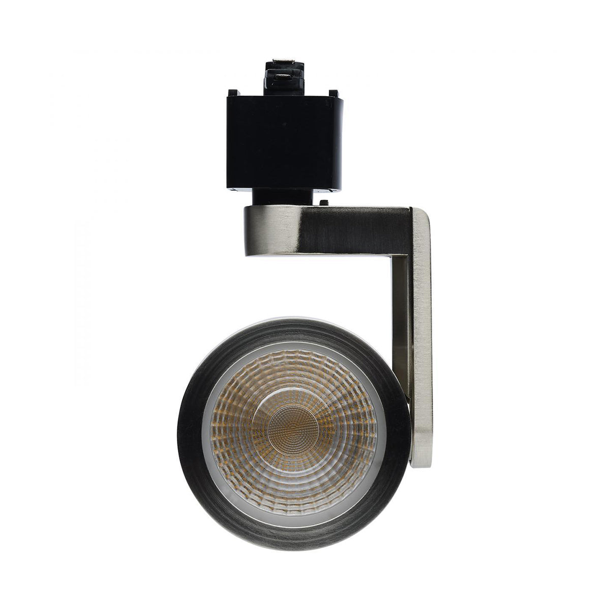 LED Lantern Style Track Head 12W 1000 Lumens 3000K, Halo, 36°, Brushed Nickel - Bees Lighting