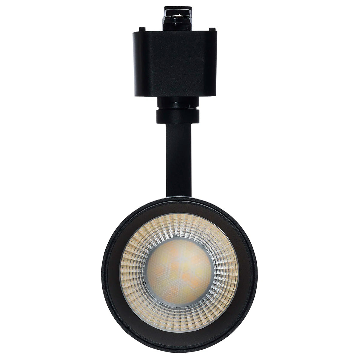 LED Track Head Adjustable Cylinder 30W 2100 Lumens, Selectable CCT, Halo, 48°, Black - Bees Lighting