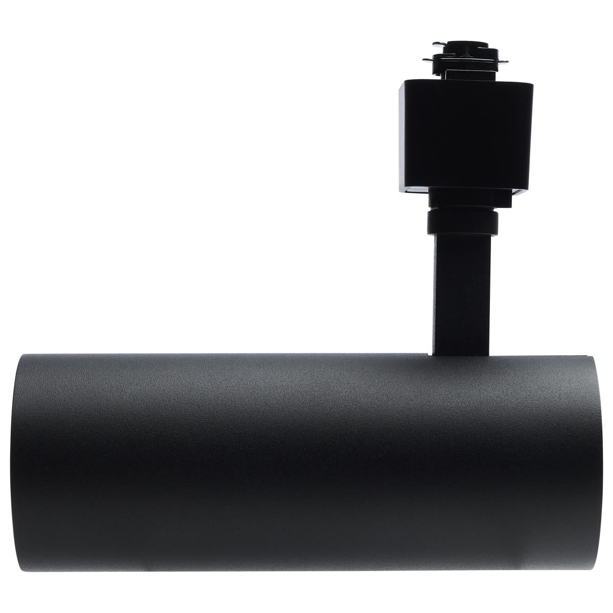 LED Track Head Adjustable Cylinder 30W 2100 Lumens, Selectable CCT, Halo, 48°, Black - Bees Lighting