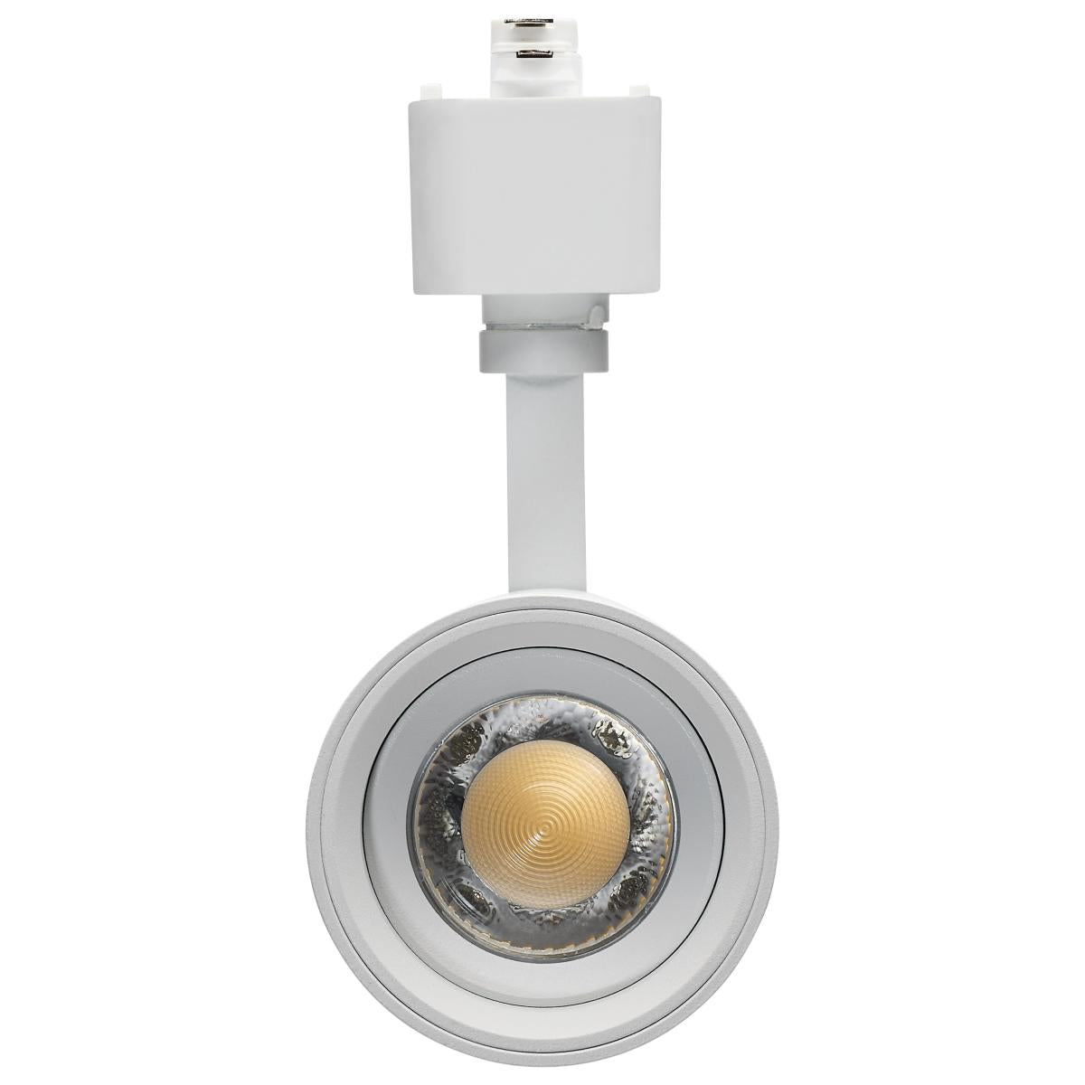 Beam Adjustable LED Track Head 15W 1100 Lumens, Selectable CCT, Halo, 20°- 50°, White - Bees Lighting