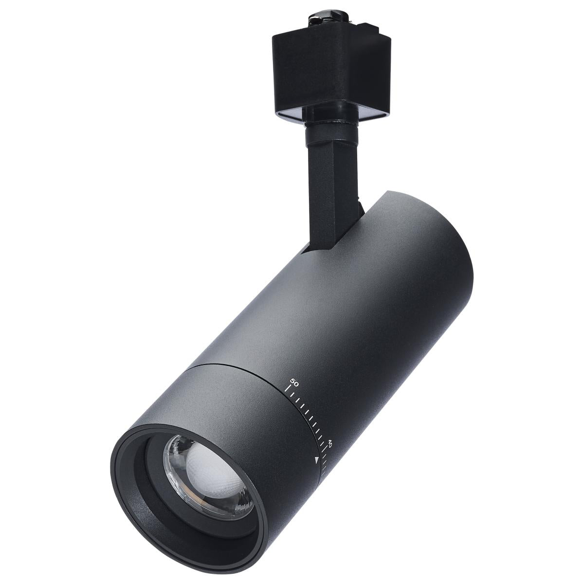 Beam Adjustable LED Track Head, Selectable CCT, Halo, 20°- 50° - Bees Lighting